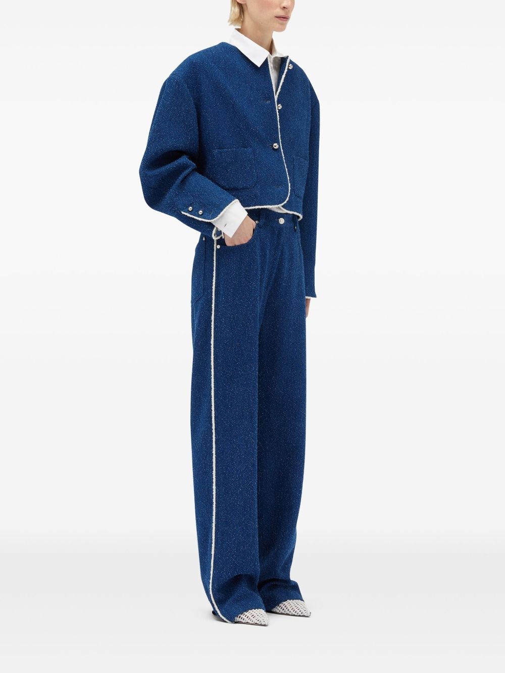 bouclé trousers - 3