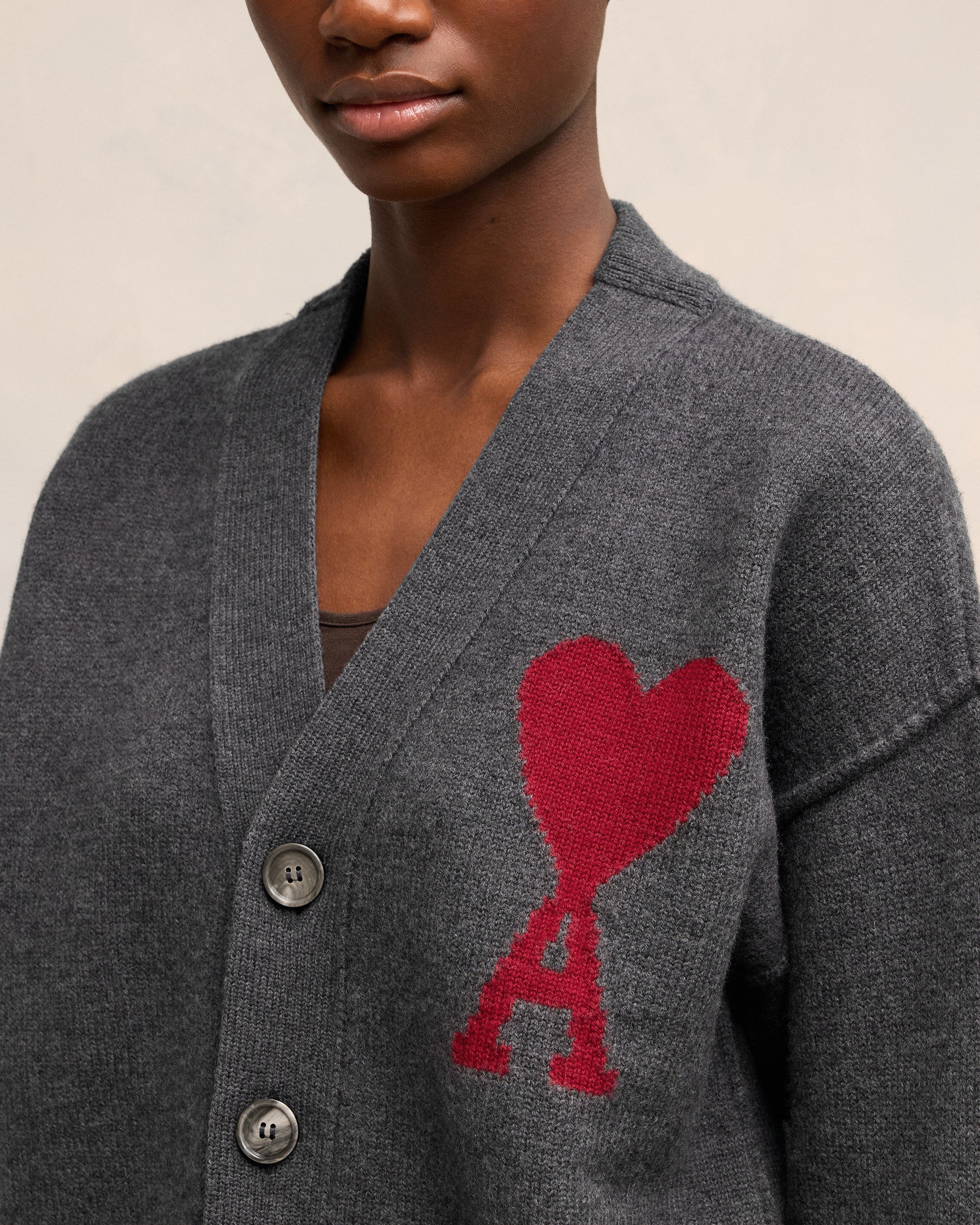 RED AMI DE COEUR CARDIGAN - 4