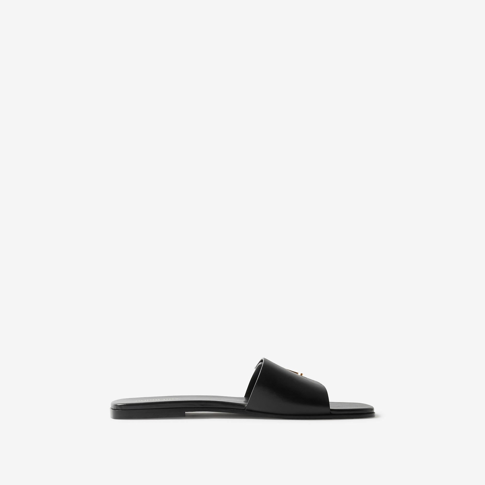 Monogram Motif Leather Slides - 1