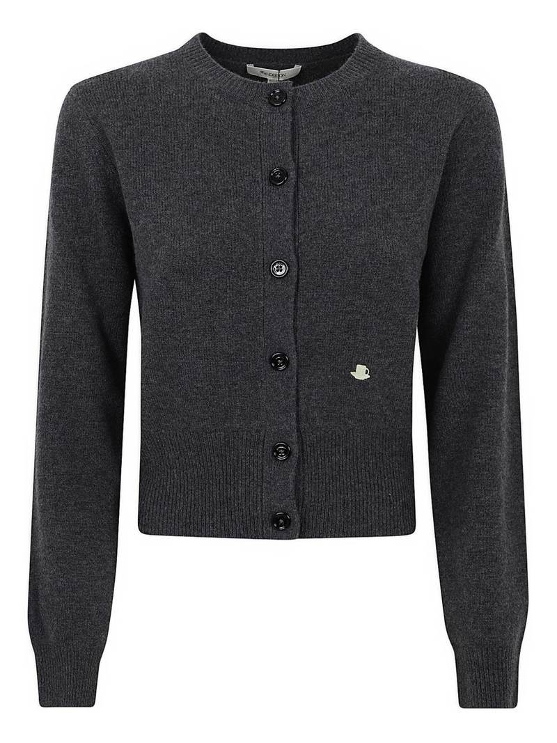 embroidered-detail cardigan 1
