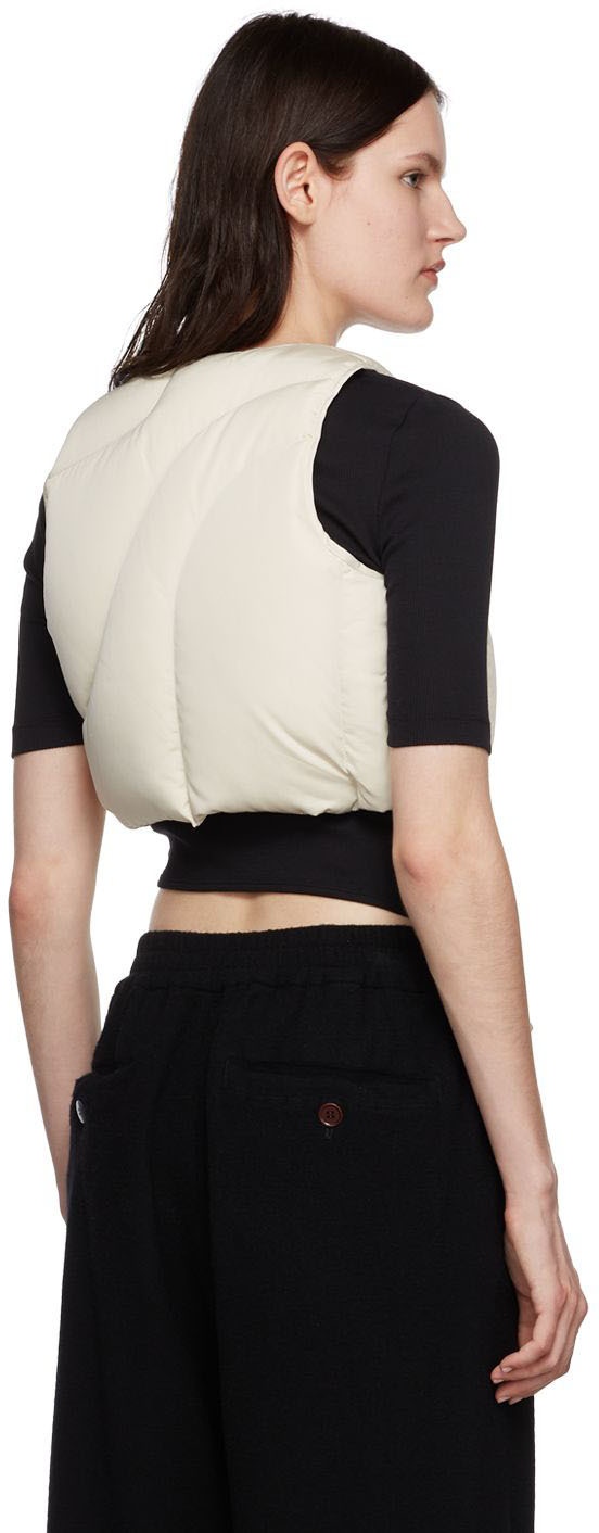 SSENSE Exclusive Off-White Down Vest - 3