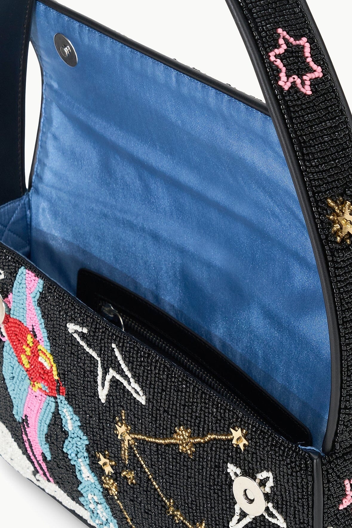 STAUD TOMMY BEADED BAG AQUARIUS - 3