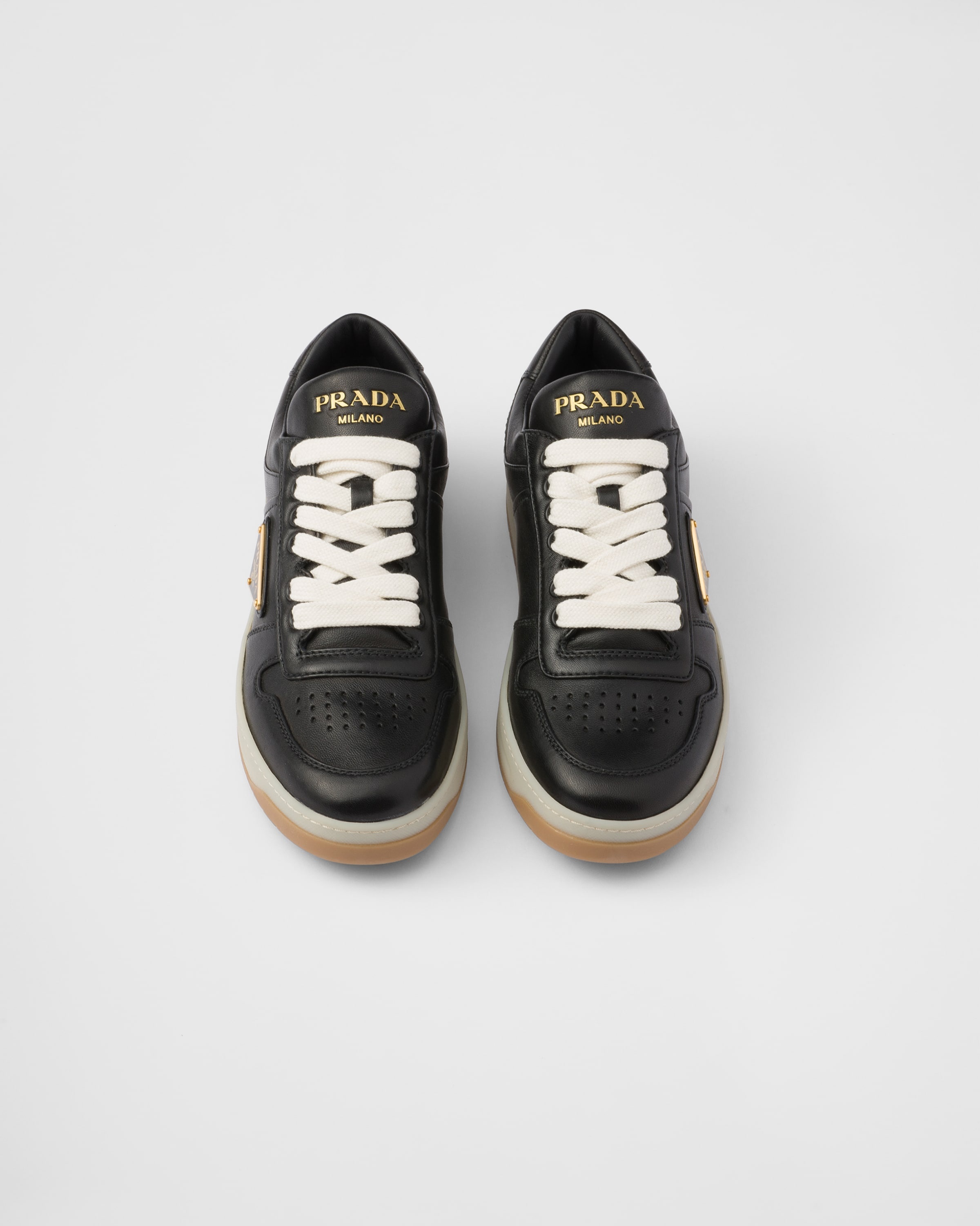 Prada Downtown nappa leather sneakers | REVERSIBLE