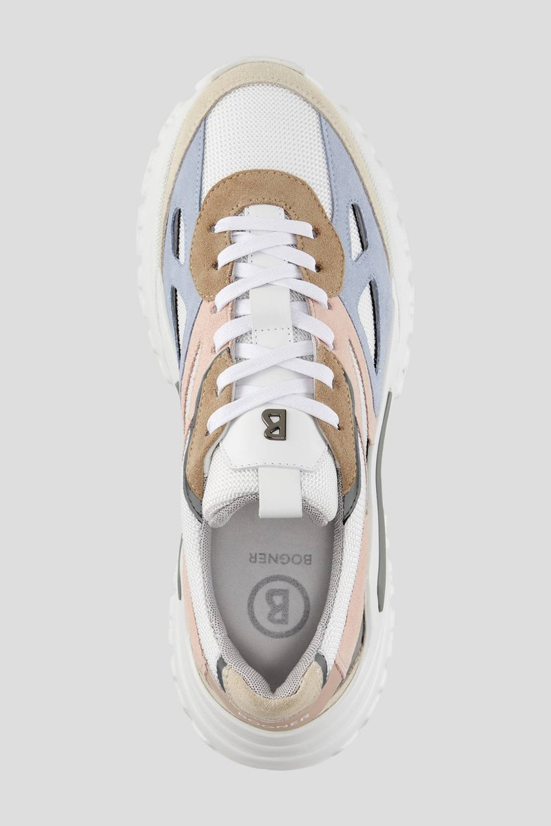 TOKYO PLATFORM TRAINERS IN WHITE/PINK 5