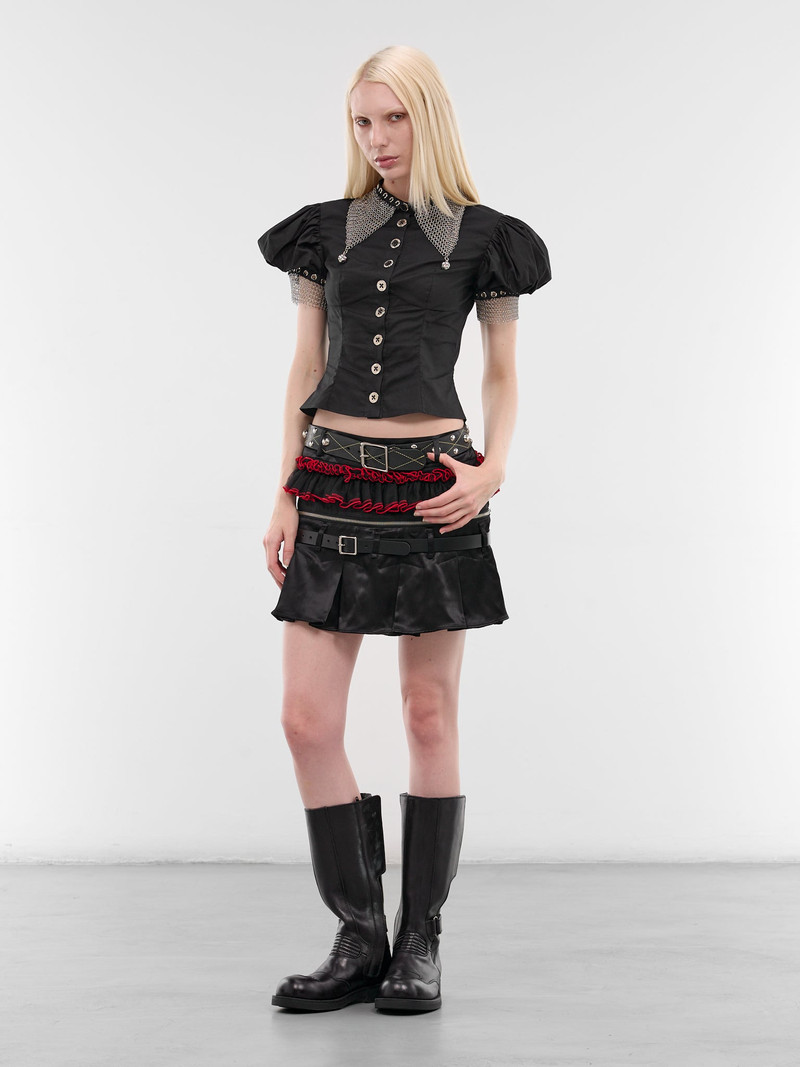 Chopova Lowena Major Combo Hybrid Mini Skirt outlook