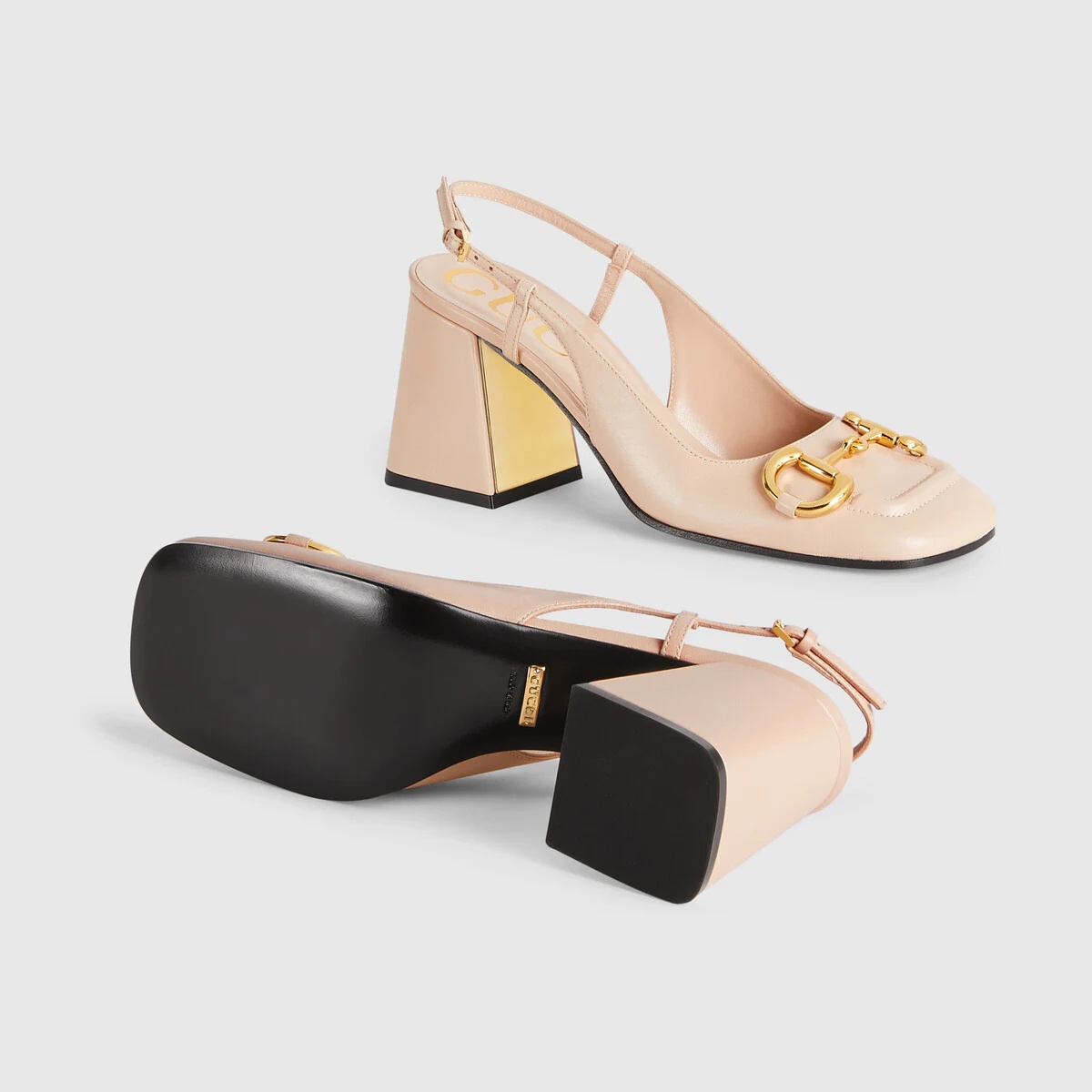 Women's mid-heel slingback with Horsebit - 5