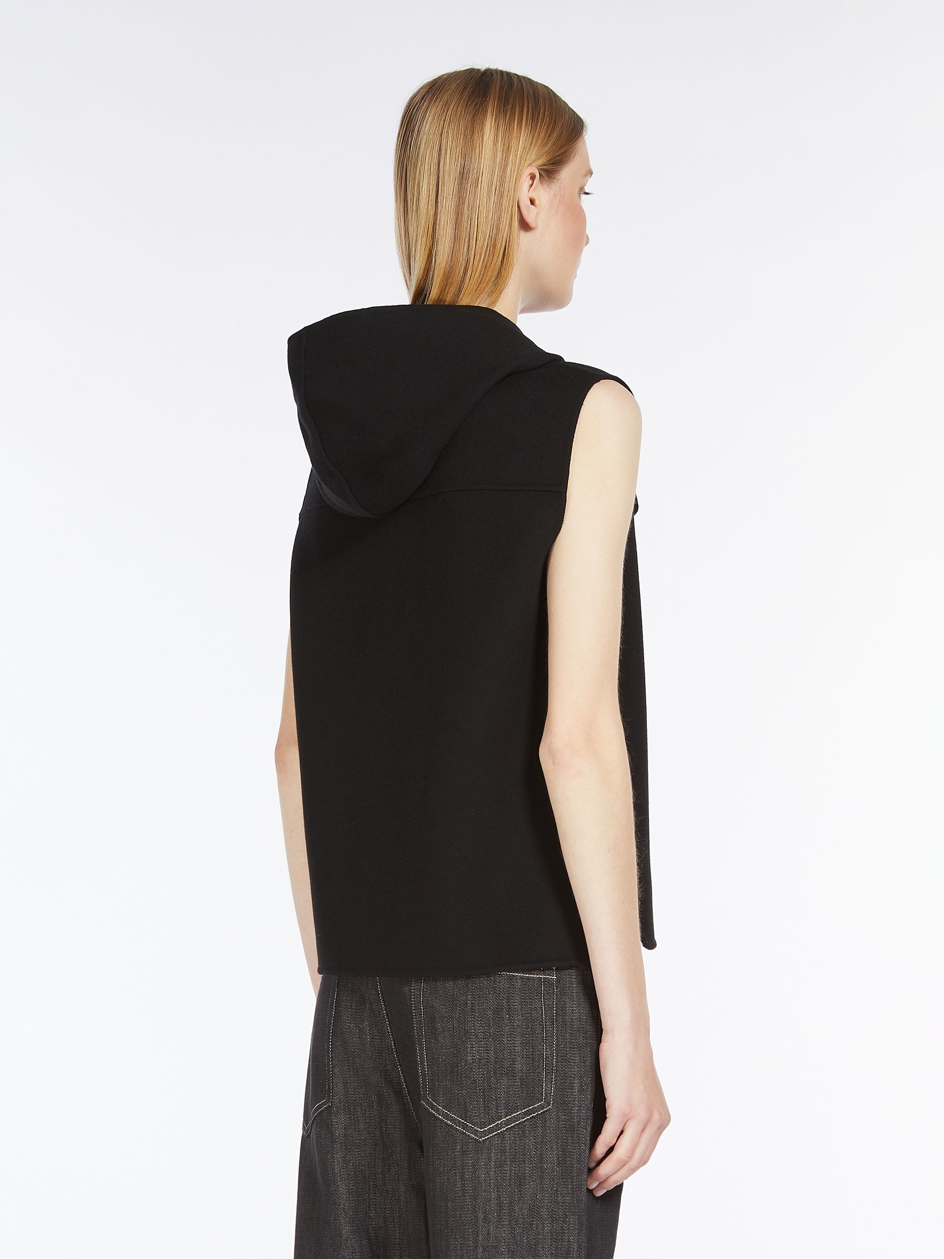 BENE Hooded wool gilet - 4