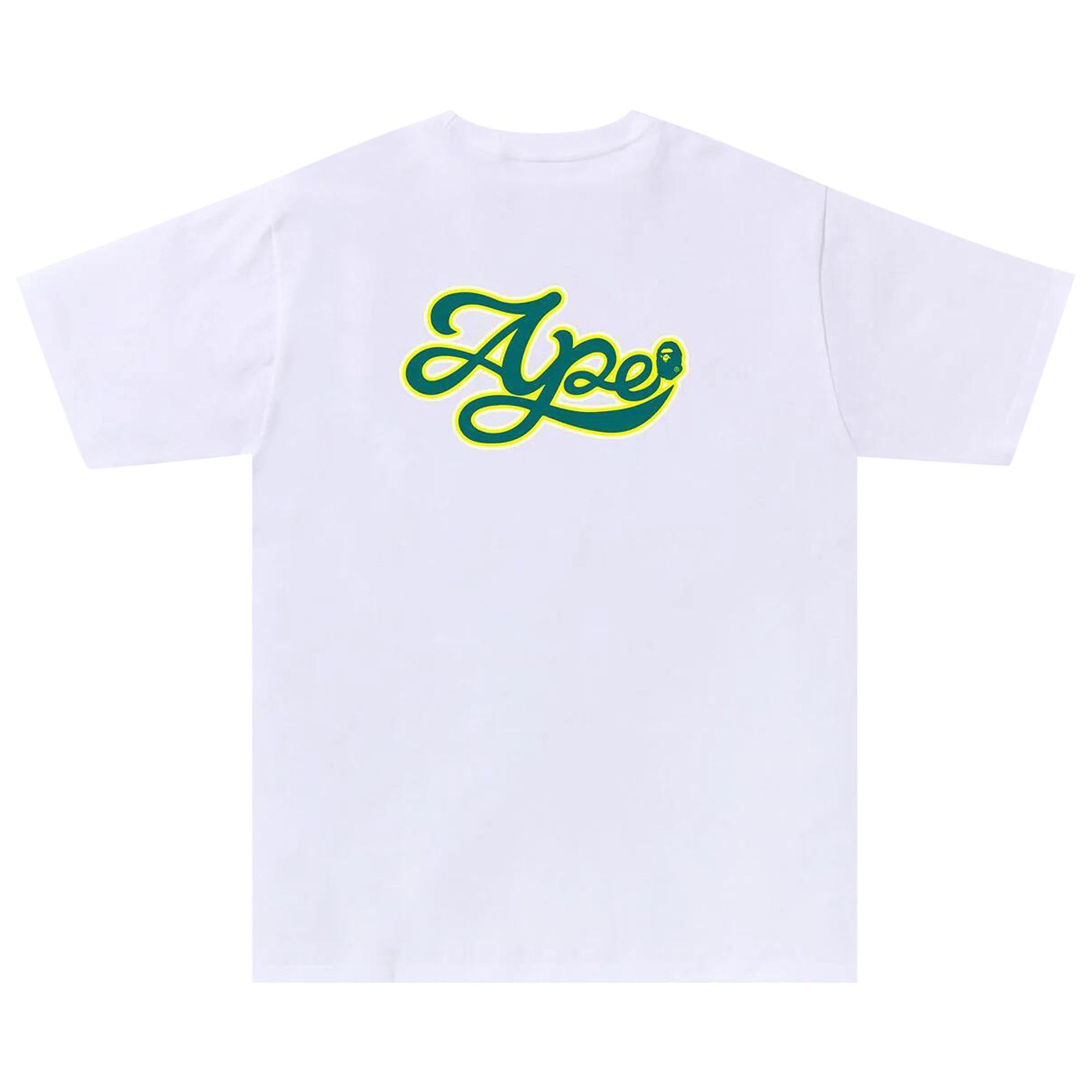 BAPE Varsity Baseball Logo Tee 'White' - 2