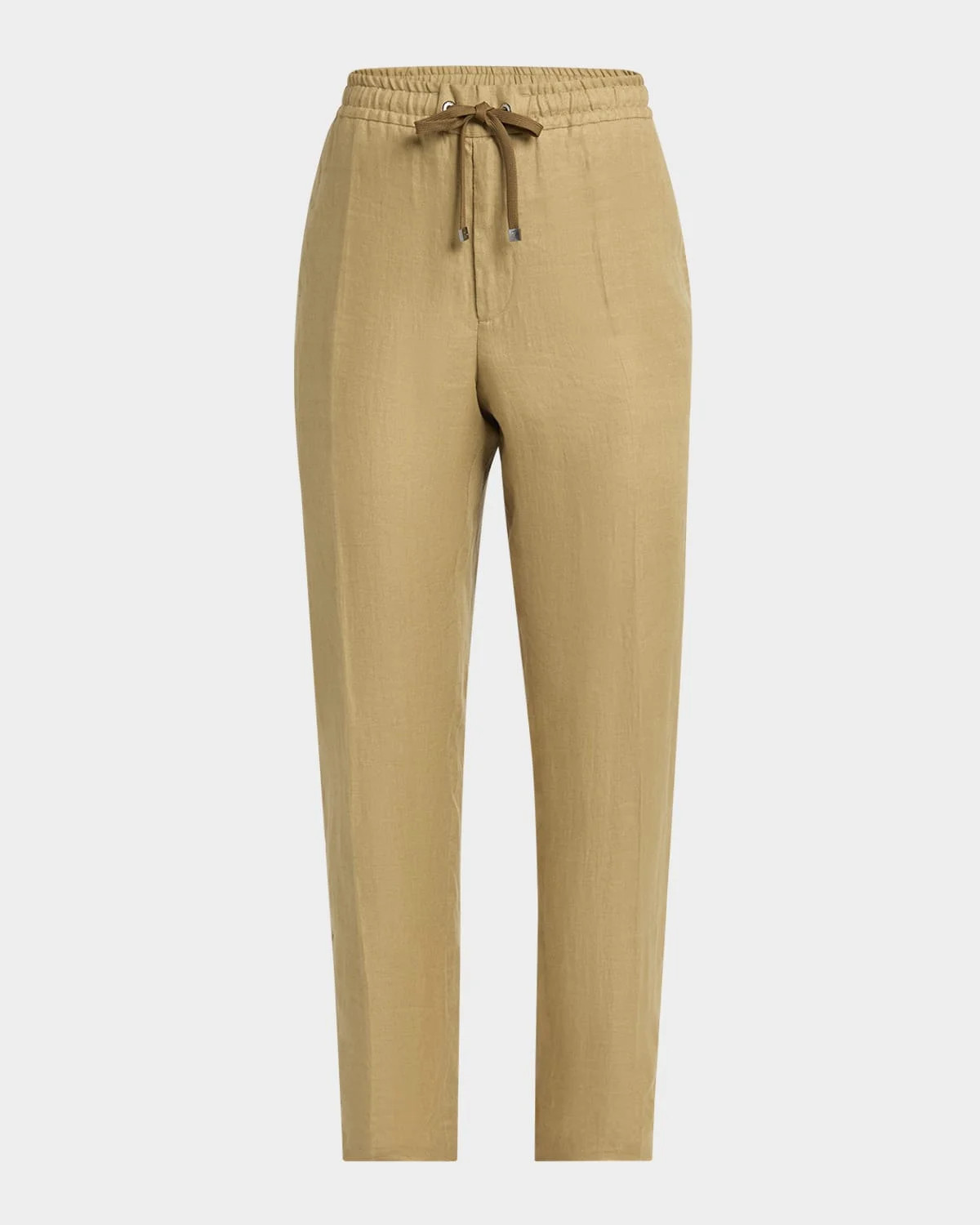 Men's Twill Linen Trousers - 1