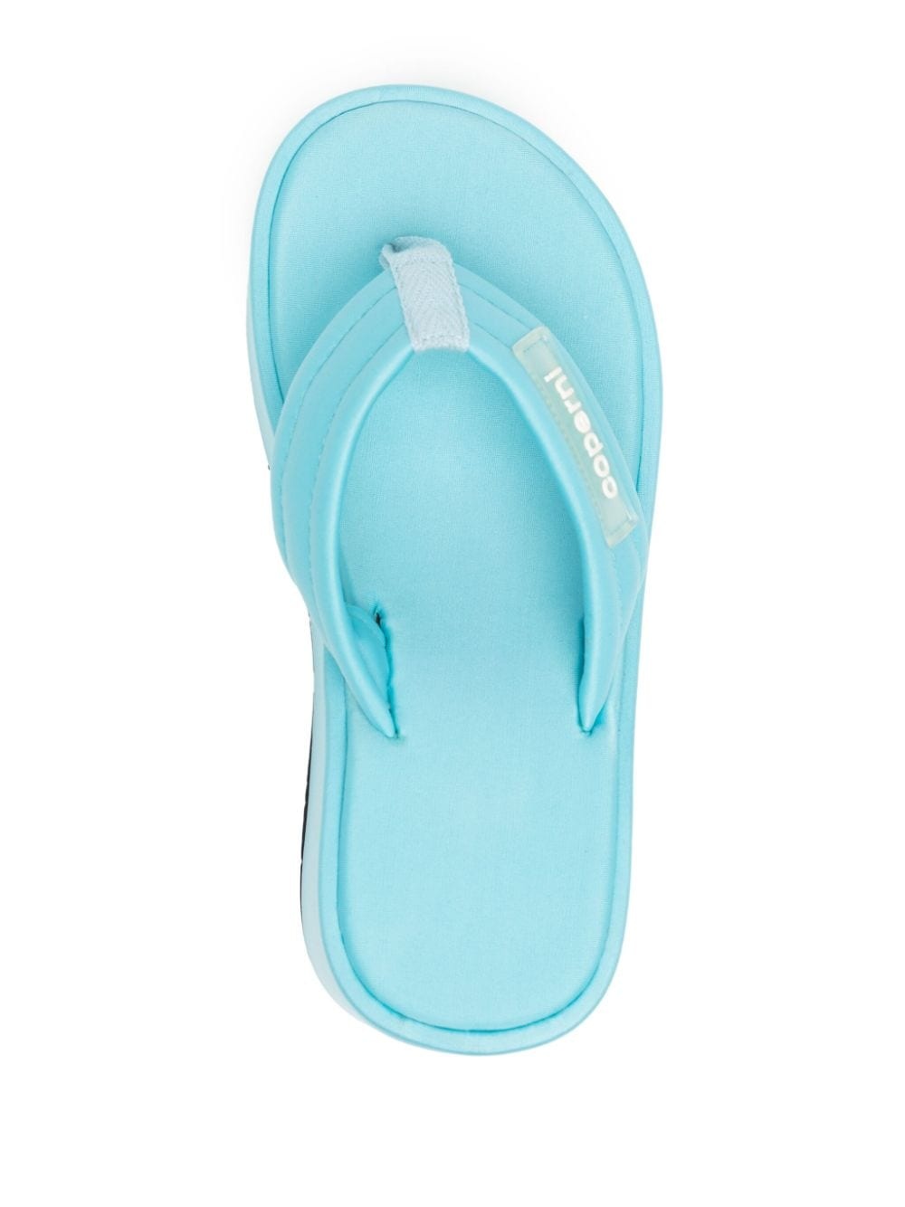 logo-appliquÃ© platform sandals - 4