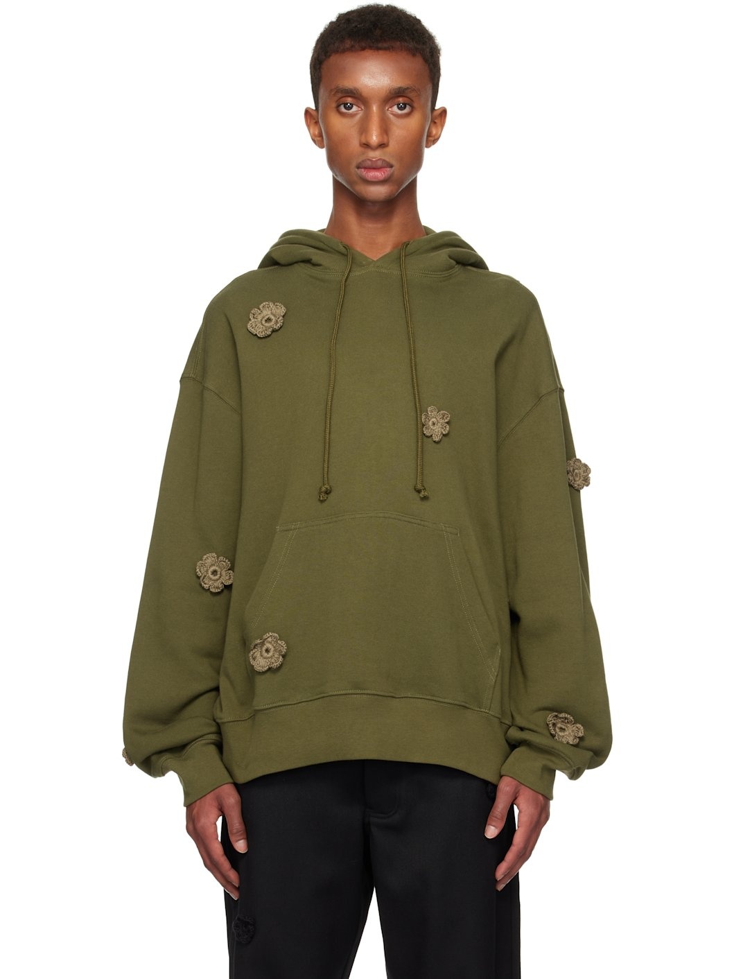 Khaki Daisy Gym Hoodie - 1