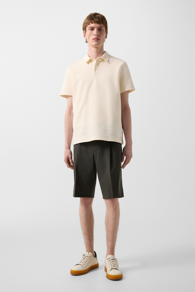BOGNER Salvo polo shirt in Cream outlook