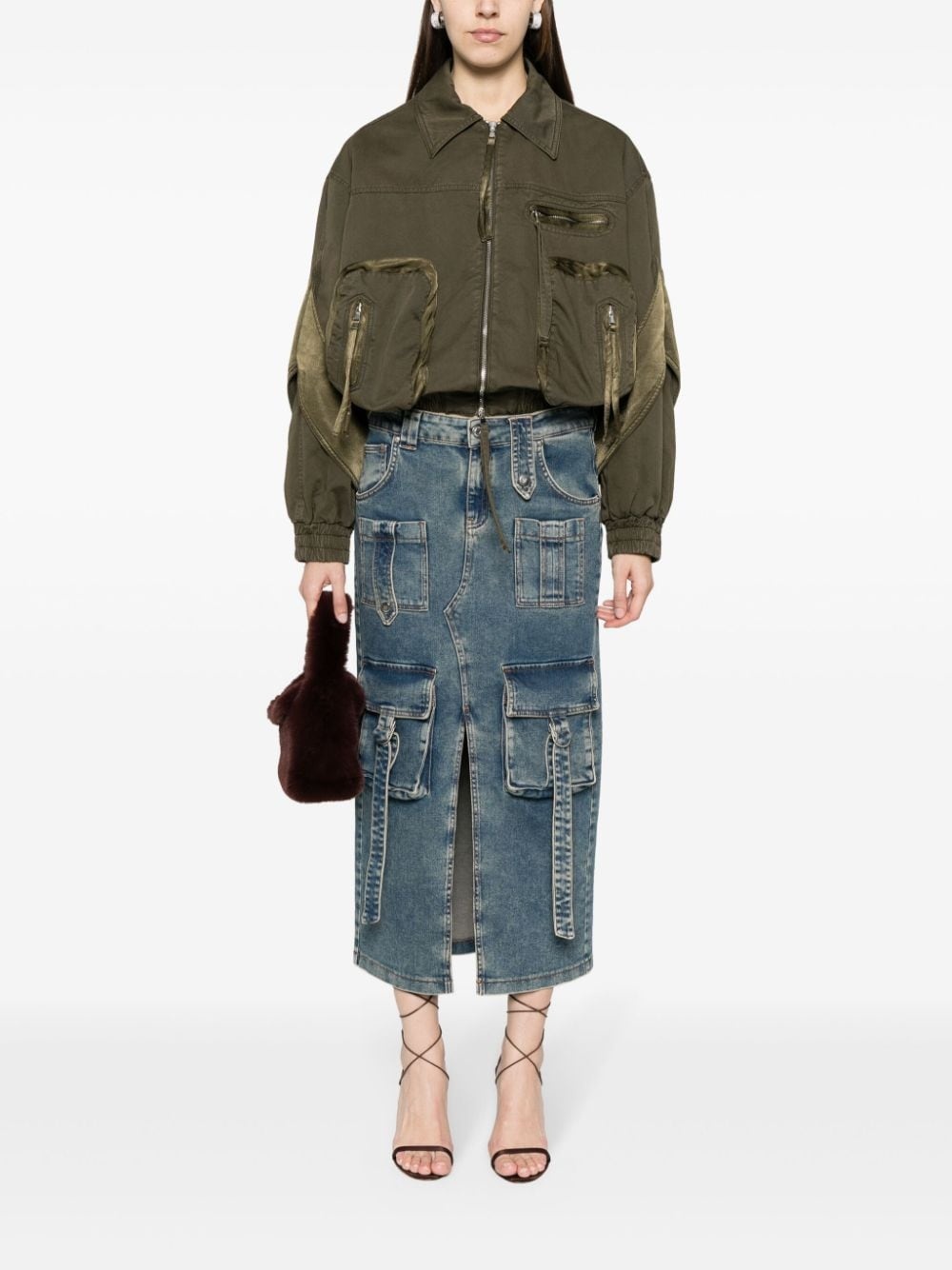 satin-inserts bomber jackets - 2