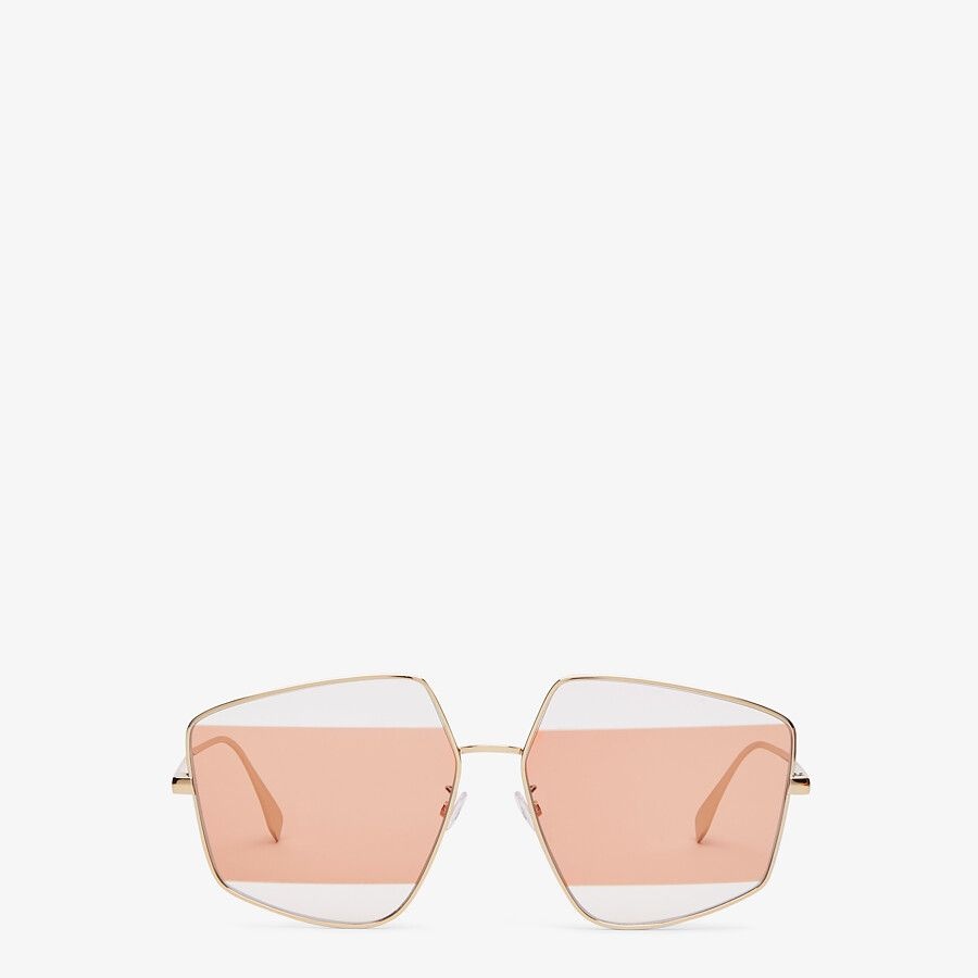 Sunglasses with orange lenses - 1