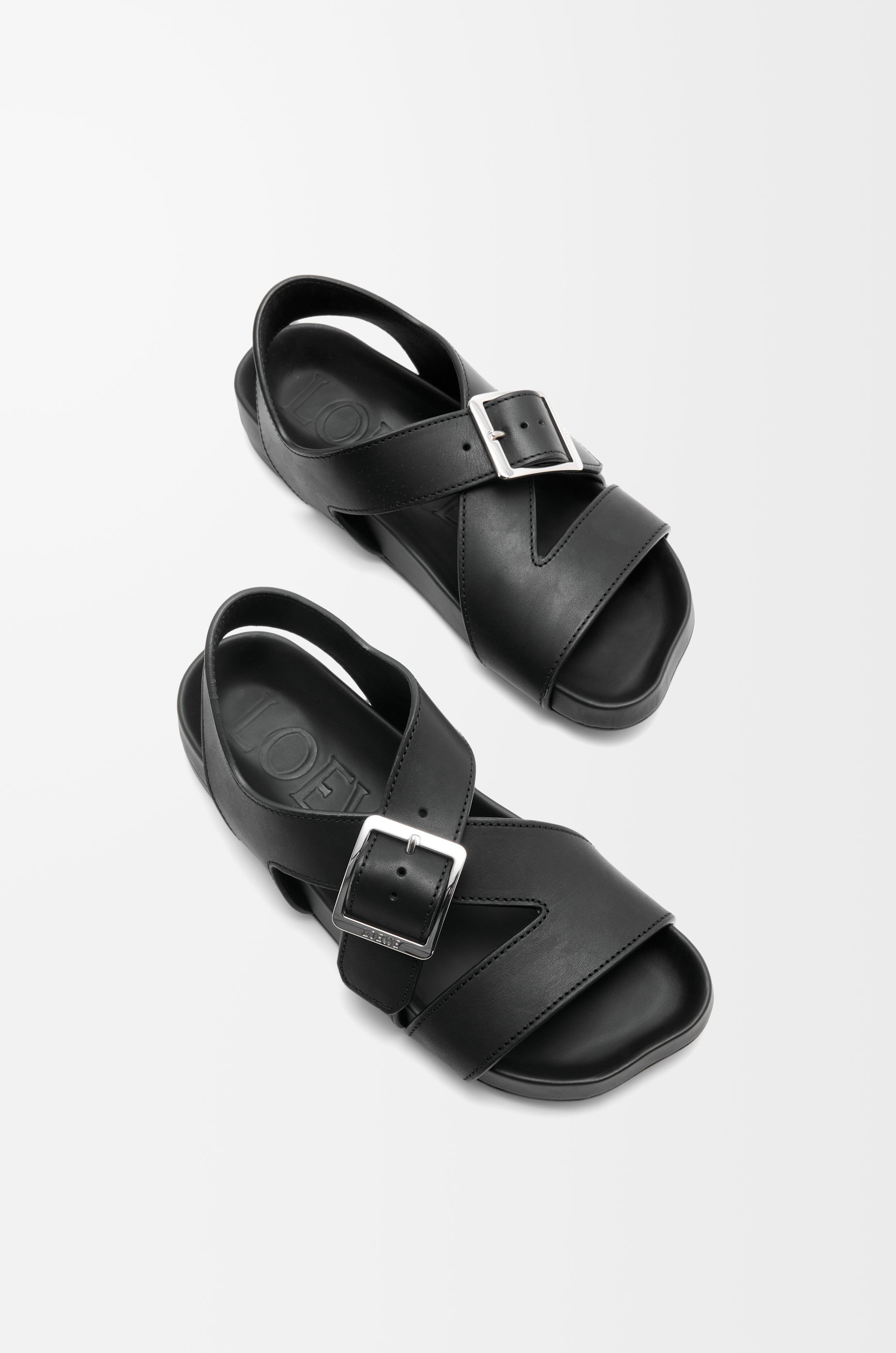 Ease Buckle sandal in vegetal calfskin - 4