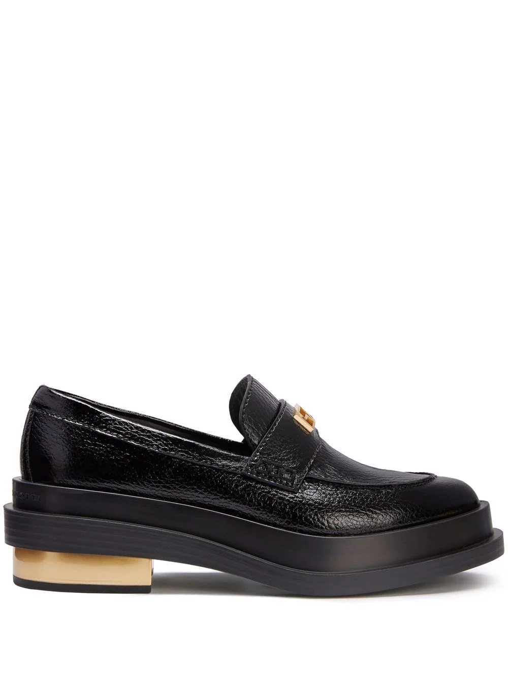 Malick logo-plaque loafers - 1