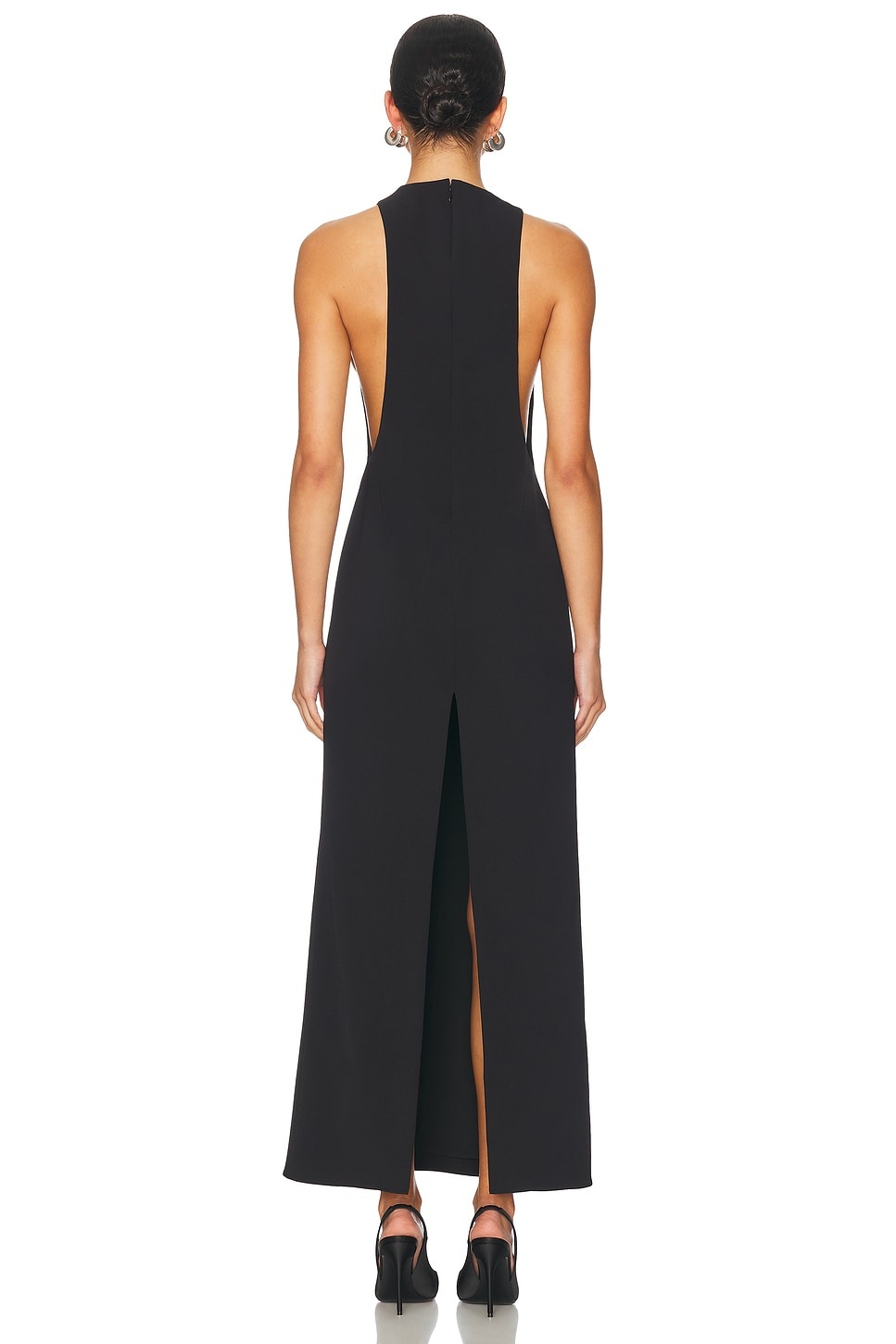 Mock Neck Maxi Dress - 4