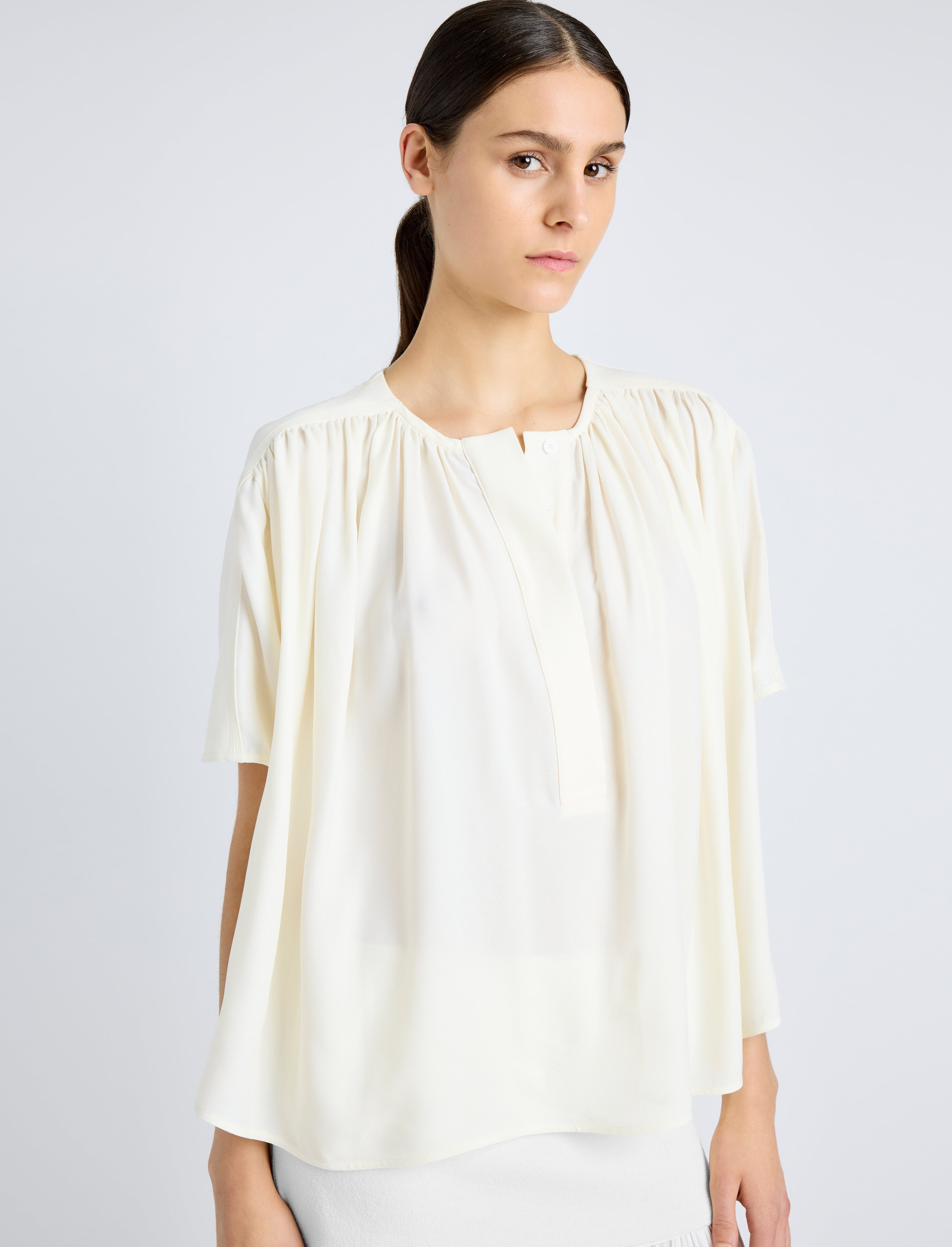 Claire Top in Viscose Georgette - 6