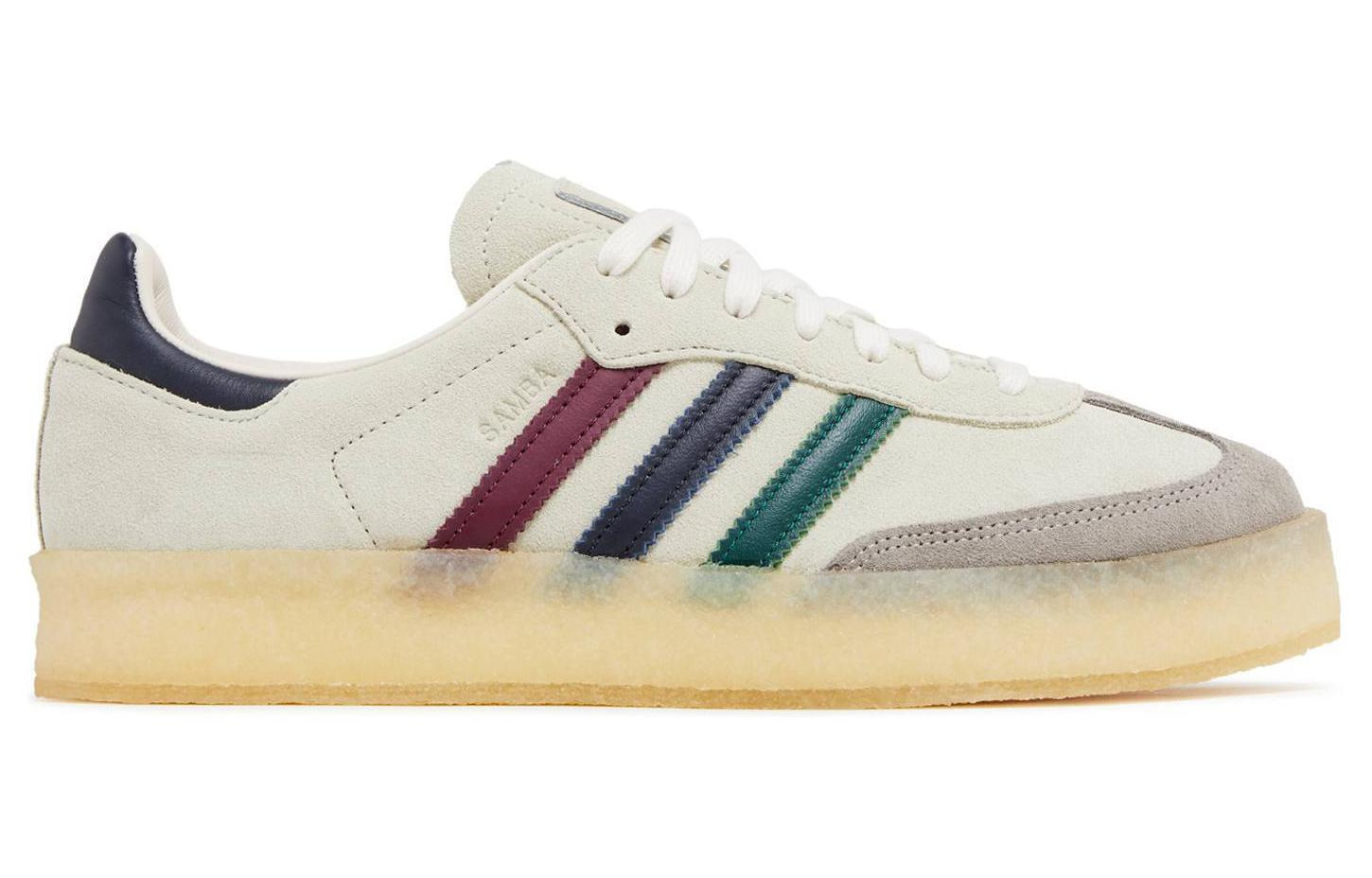 adidas x Ronnie Fieg x Clarks 8th Street Samba 'Kithmas - Multi-Color Stripes' IE4032 - 3