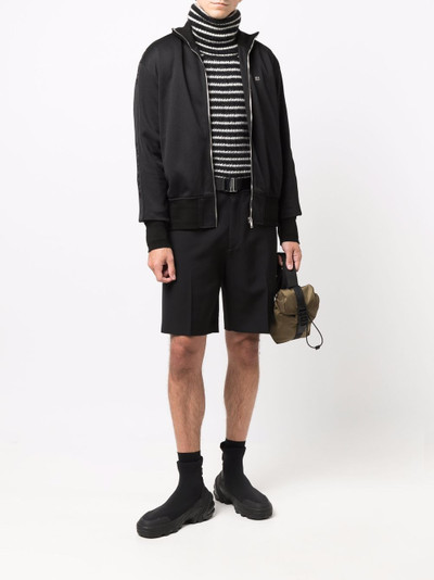 Givenchy buckle belt Bermuda shorts outlook