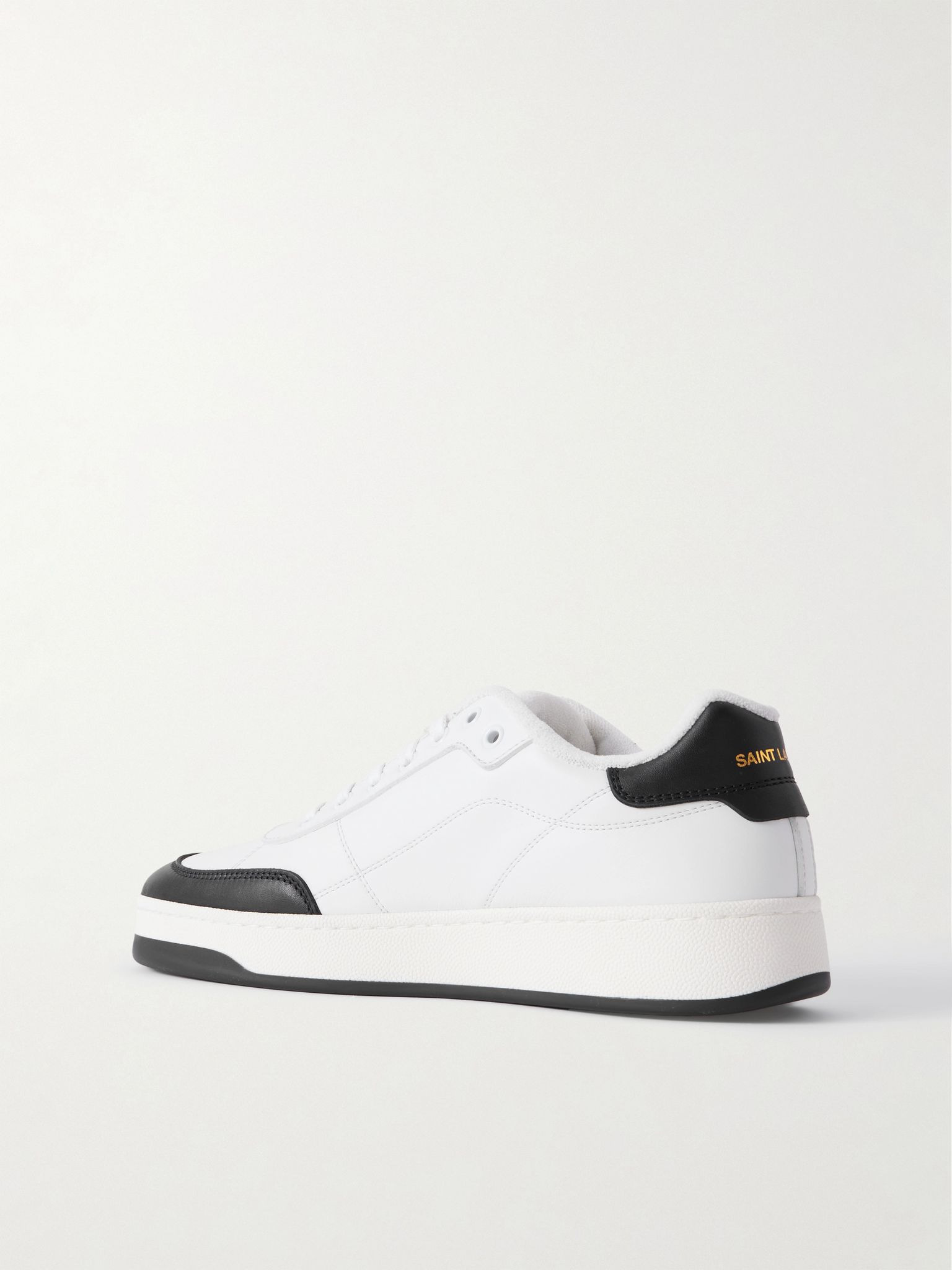 SL/61 Two-Tone Leather Sneakers White - 4