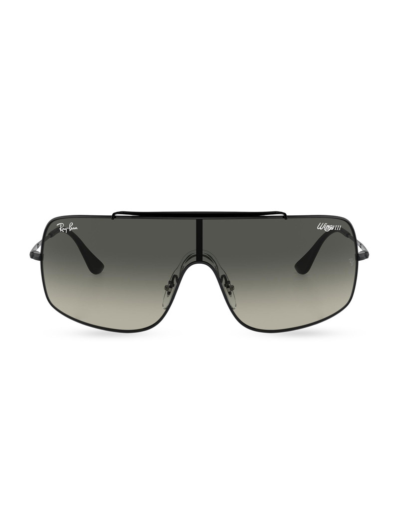 Women's 0RB3897 0MM Wings III Sunglasses - Black Grey Gradient 1