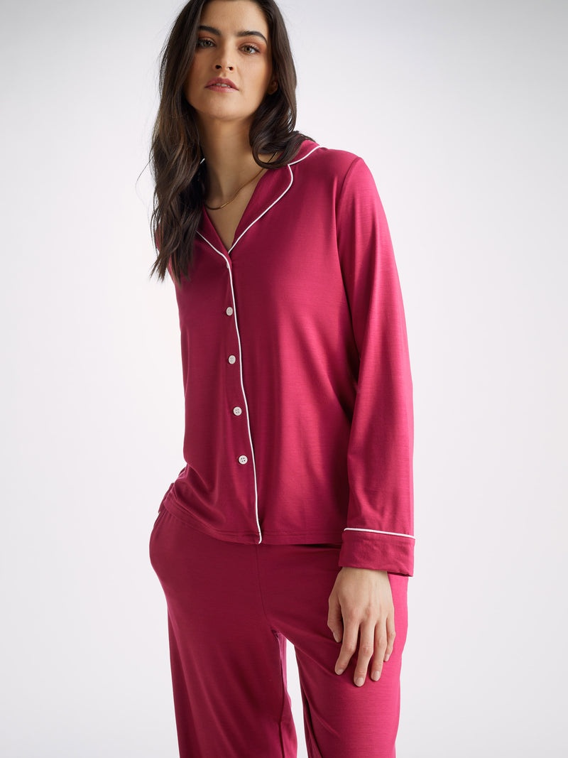 Women's Pyjamas Lara Micro Modal Stretch Berry - 2