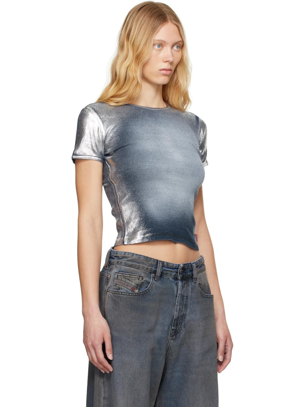 Blue T-Ele-Long-Q1 T-shirt - 2