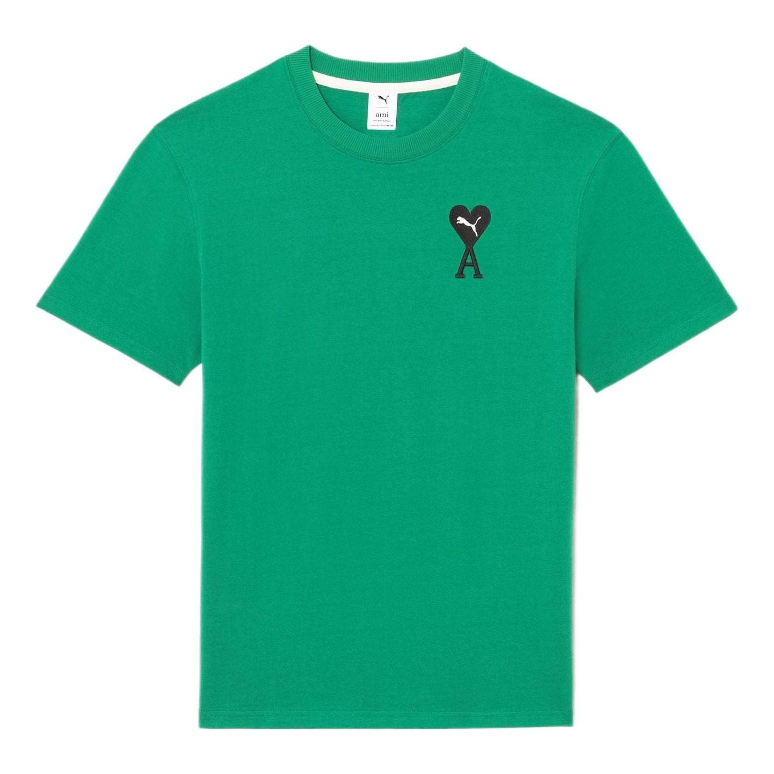 PUMA x AMI Graphic T-Shirt 'Green' 534070-96 - 1