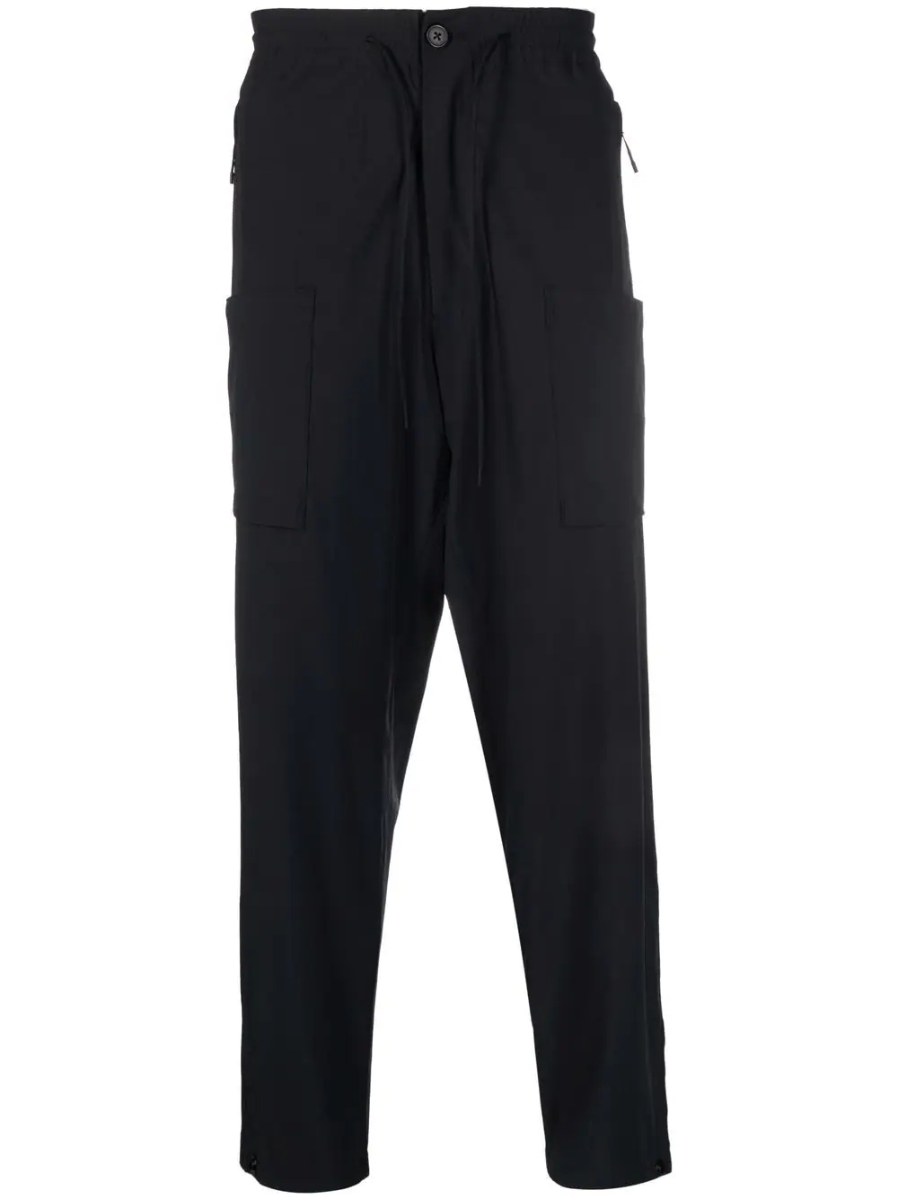 cropped straight-leg cargo pants - 1