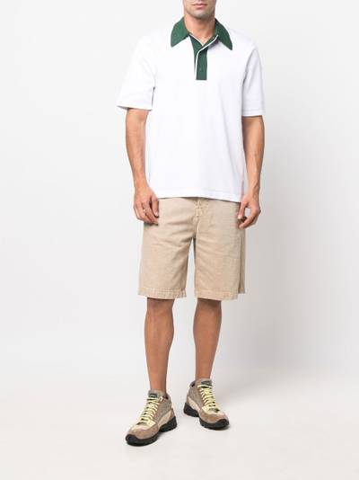 LACOSTE contrast-collar polo-shirt outlook