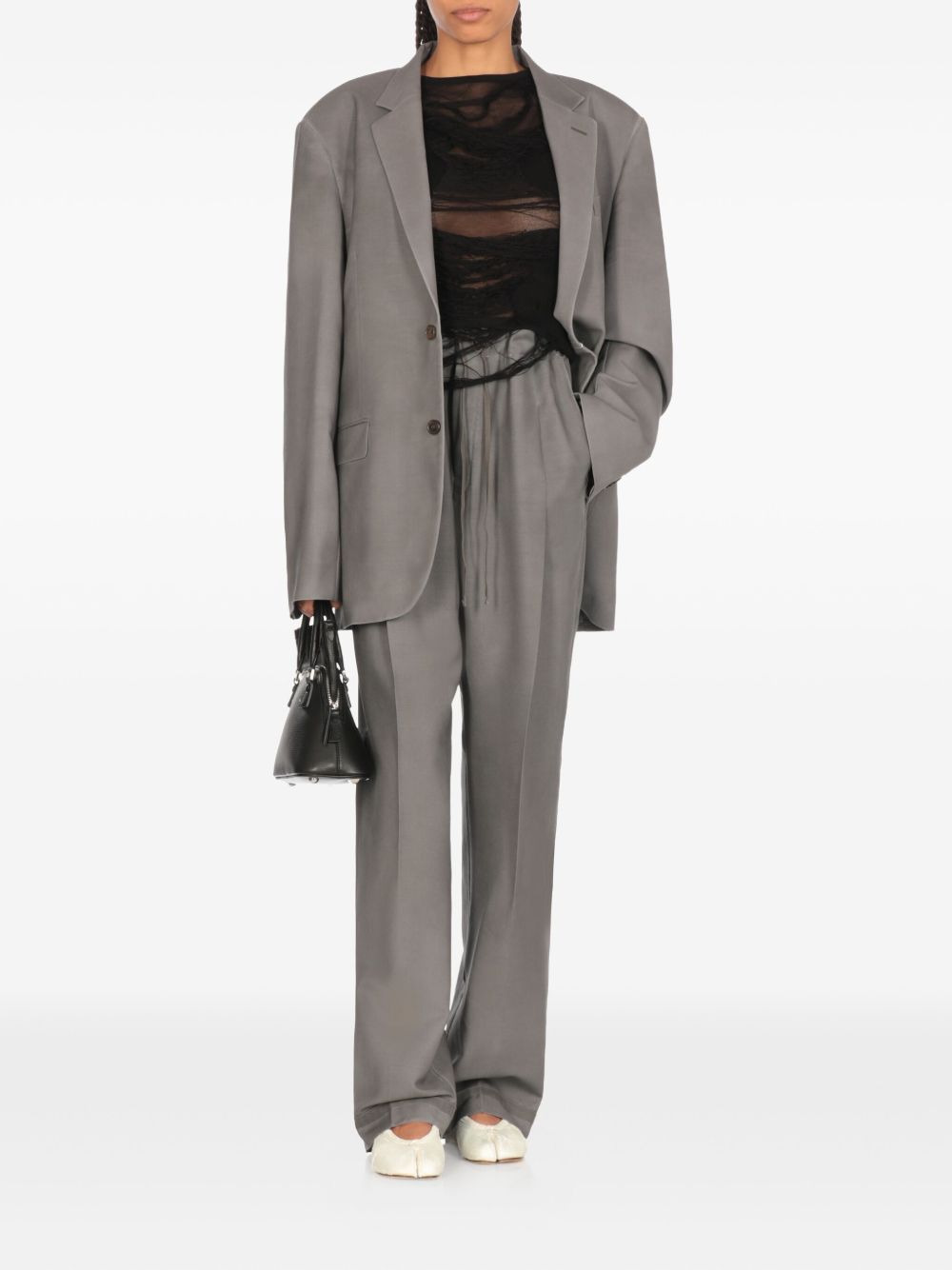 drawstring-waist trousers - 2
