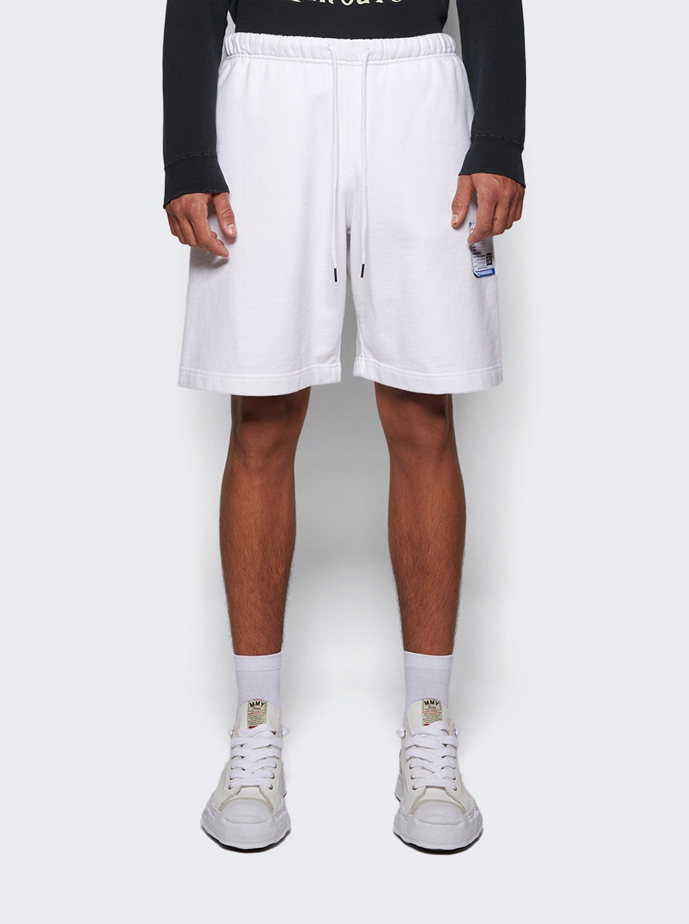 French Terry Easy Shorts White - 3