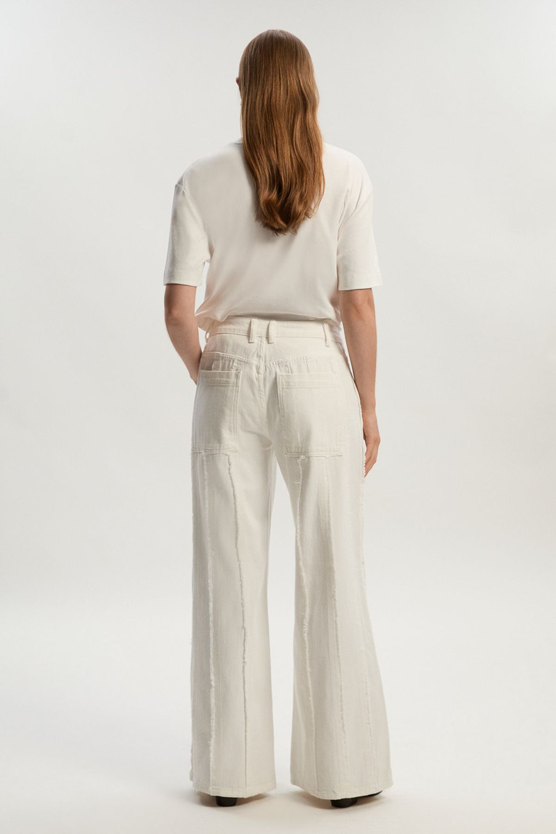 Denim Tassel Detail Wide Leg Jeans 5