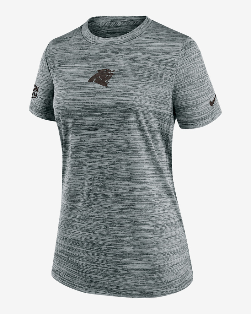 Carolina Panthers Sideline Team Issue Velocity Women's Nike Dri-FIT NFL T-Shirt 1