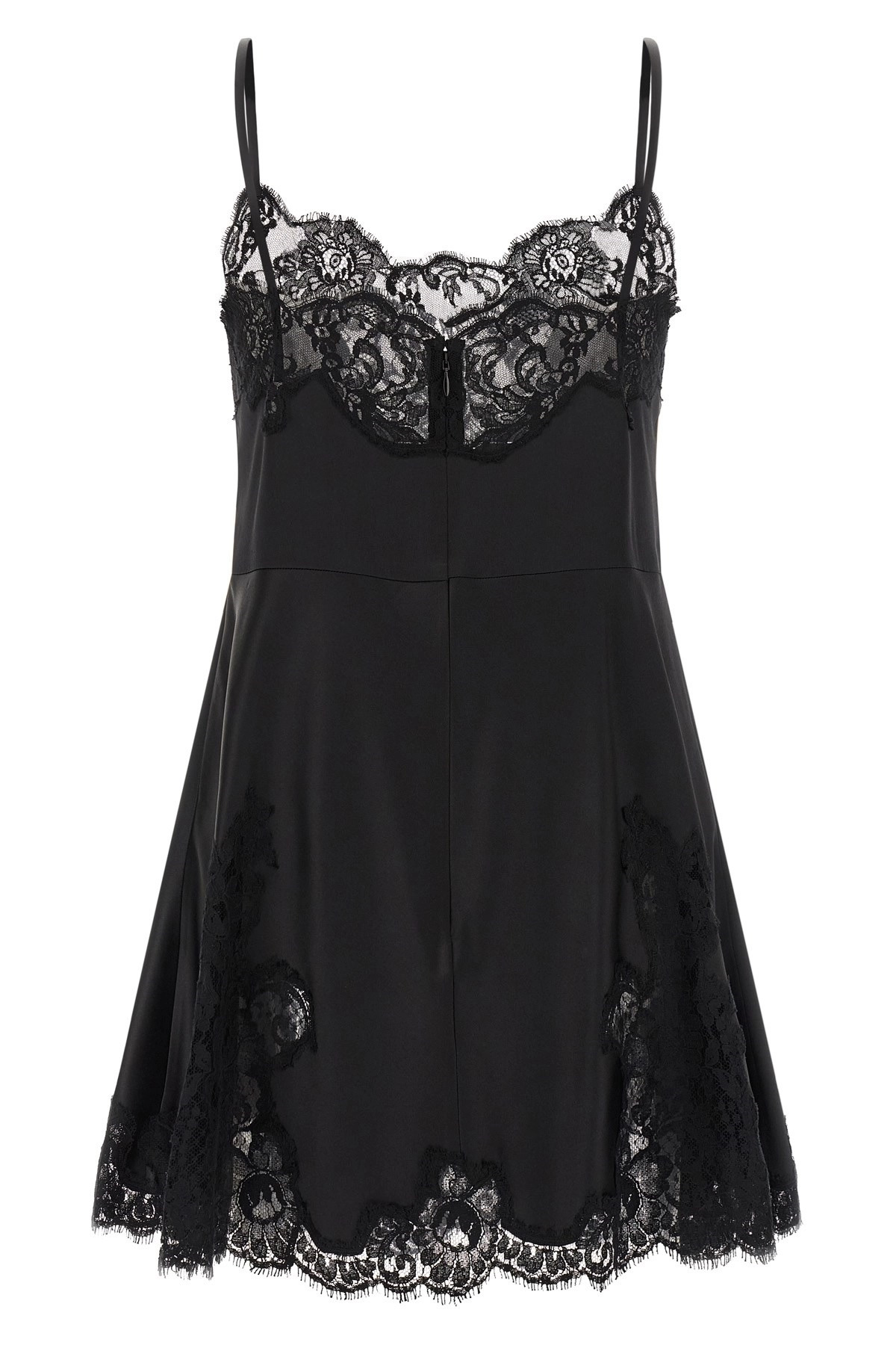 Satin and lace dress - 3