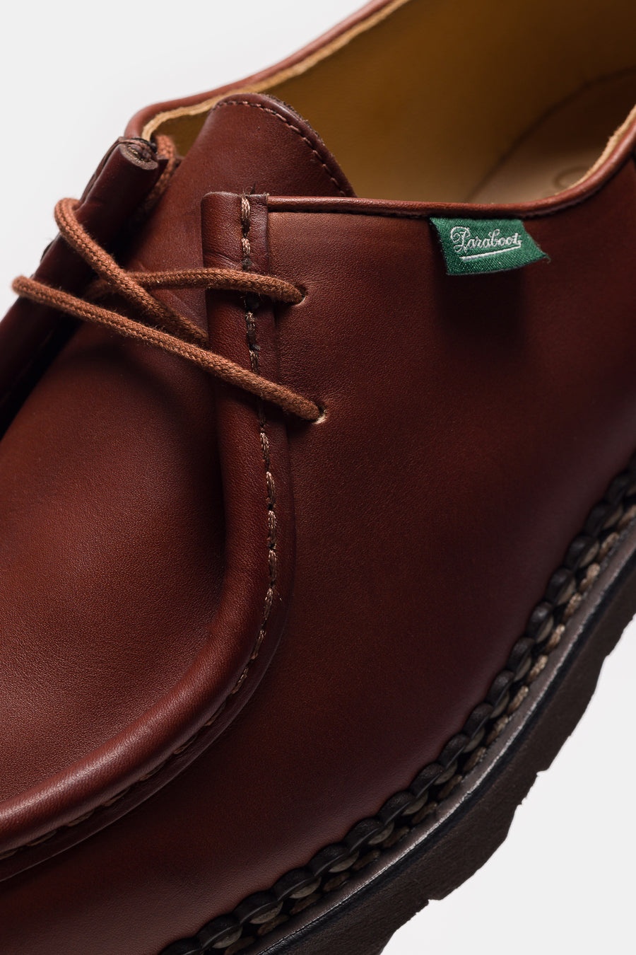 Michael Moc Lace-Up Shoe in Maroon - 6