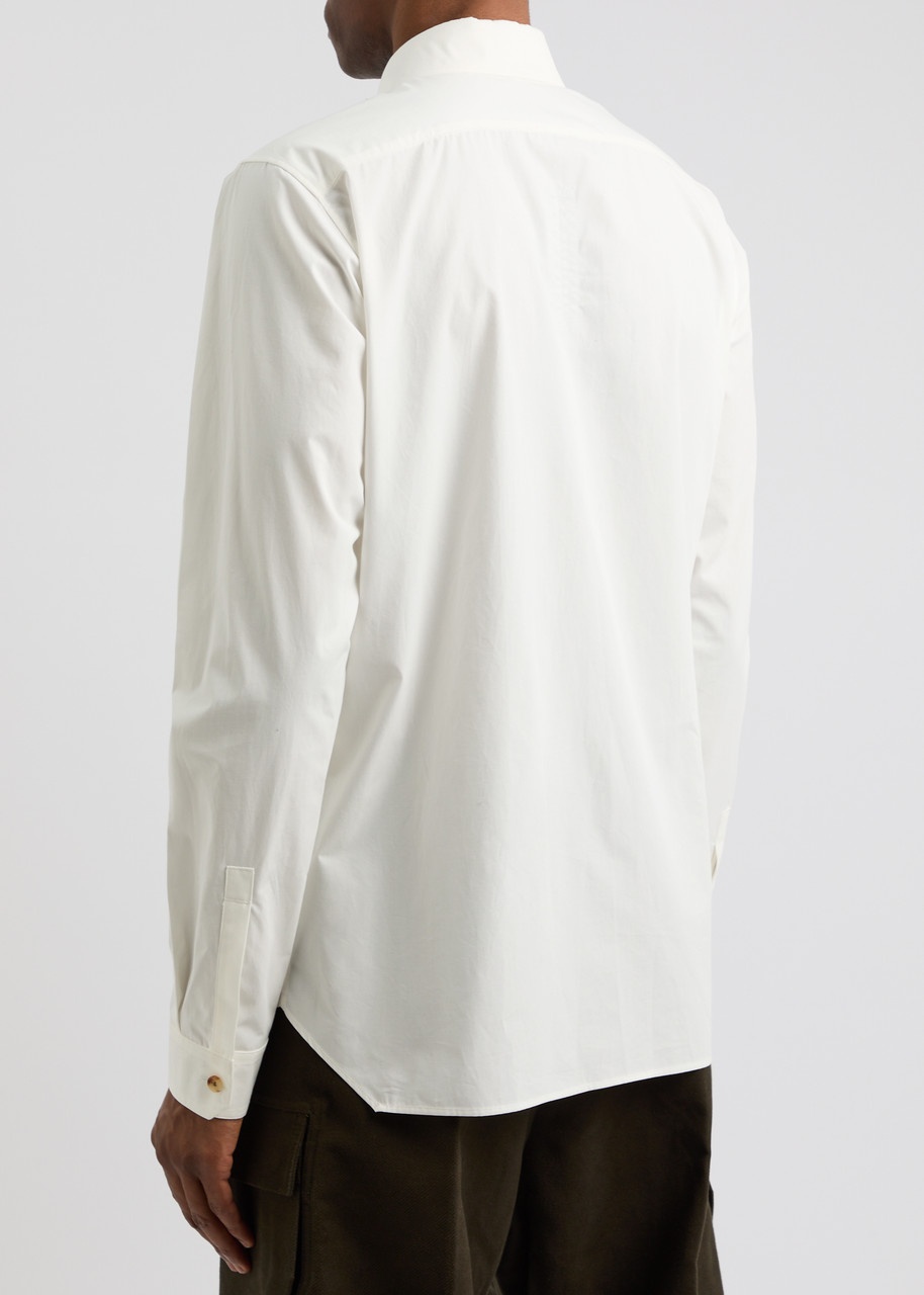 Cotton-poplin shirt - 3
