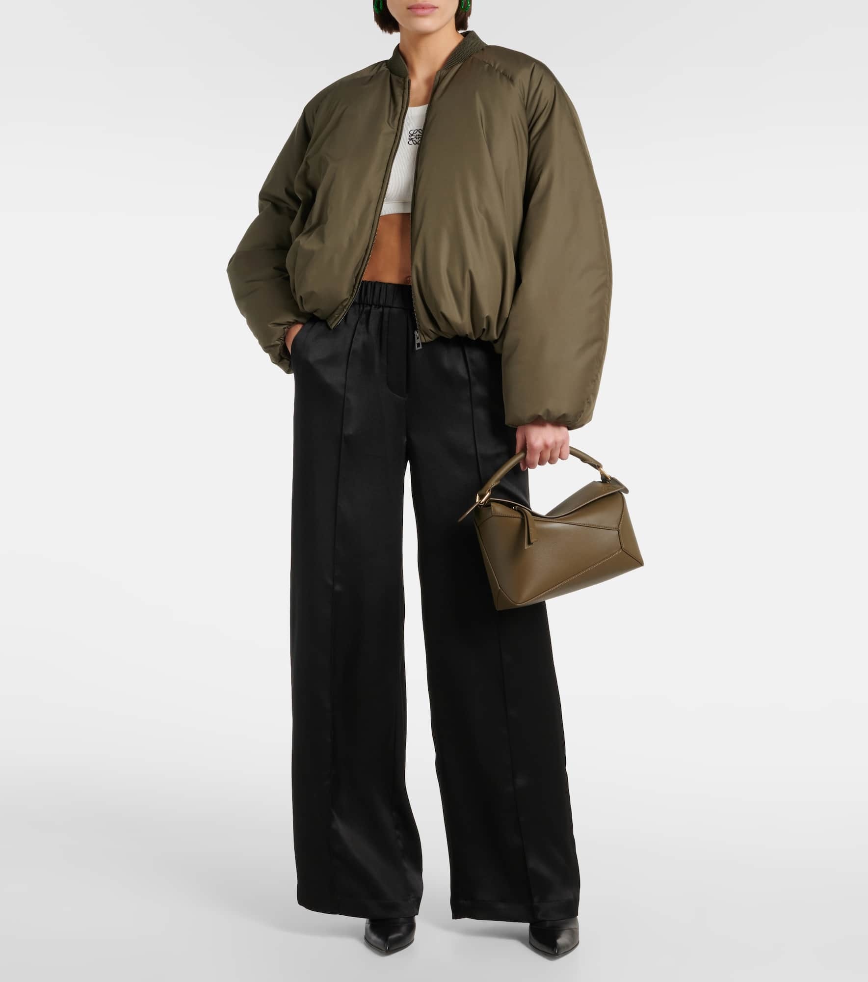 Puzzle Small leather shoulder bag - 5