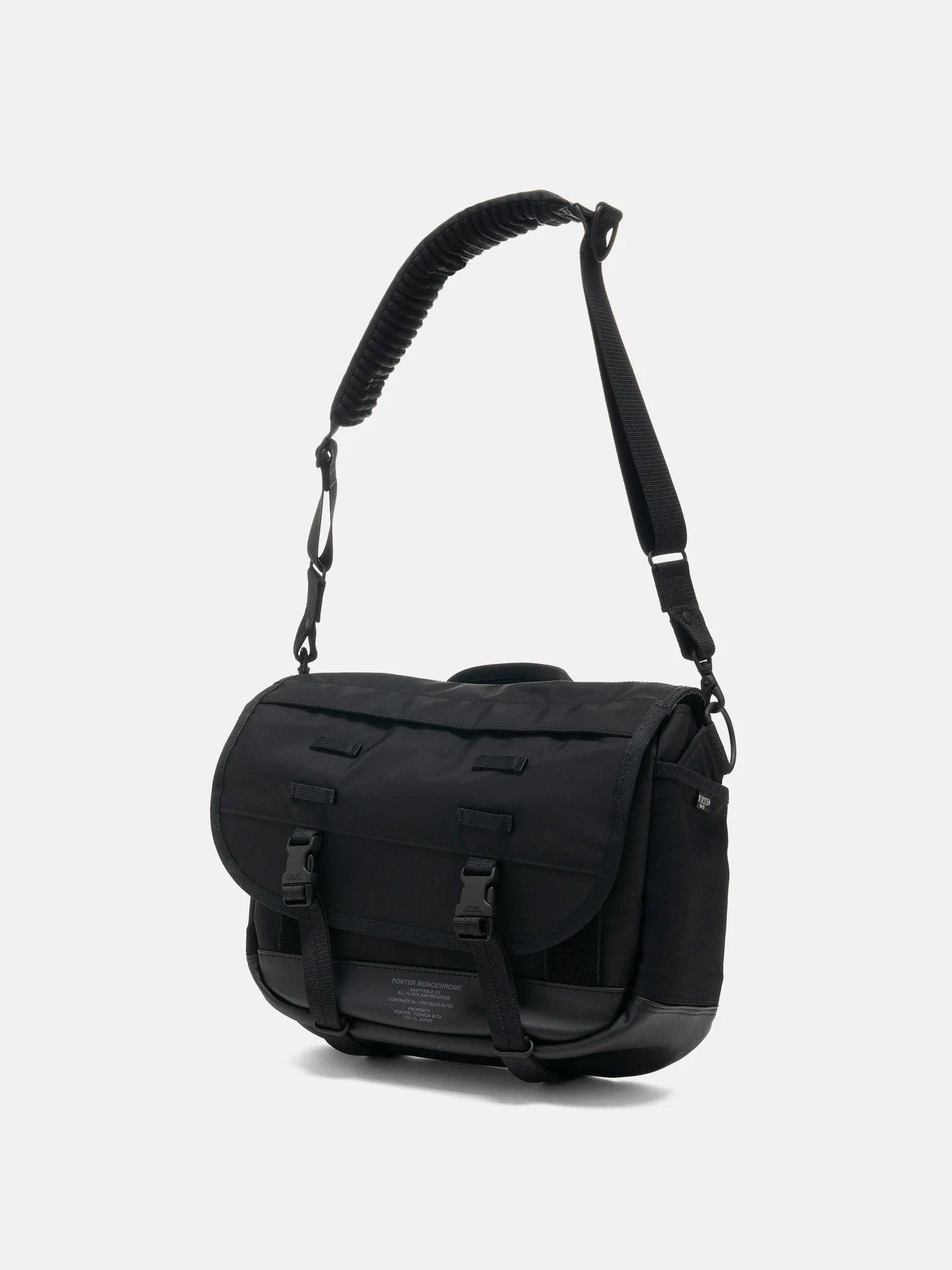 Monochrome Messenger Bag (S) Black - 1