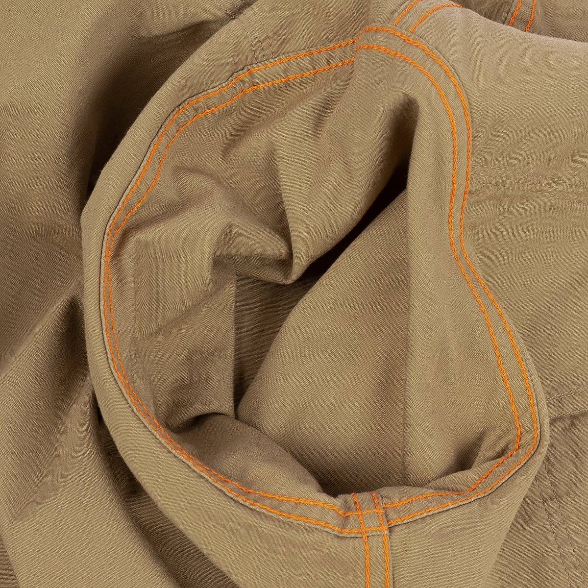 IHSH-394-KHA 7oz Fatigue Cloth Western Shirt - Khaki - 13