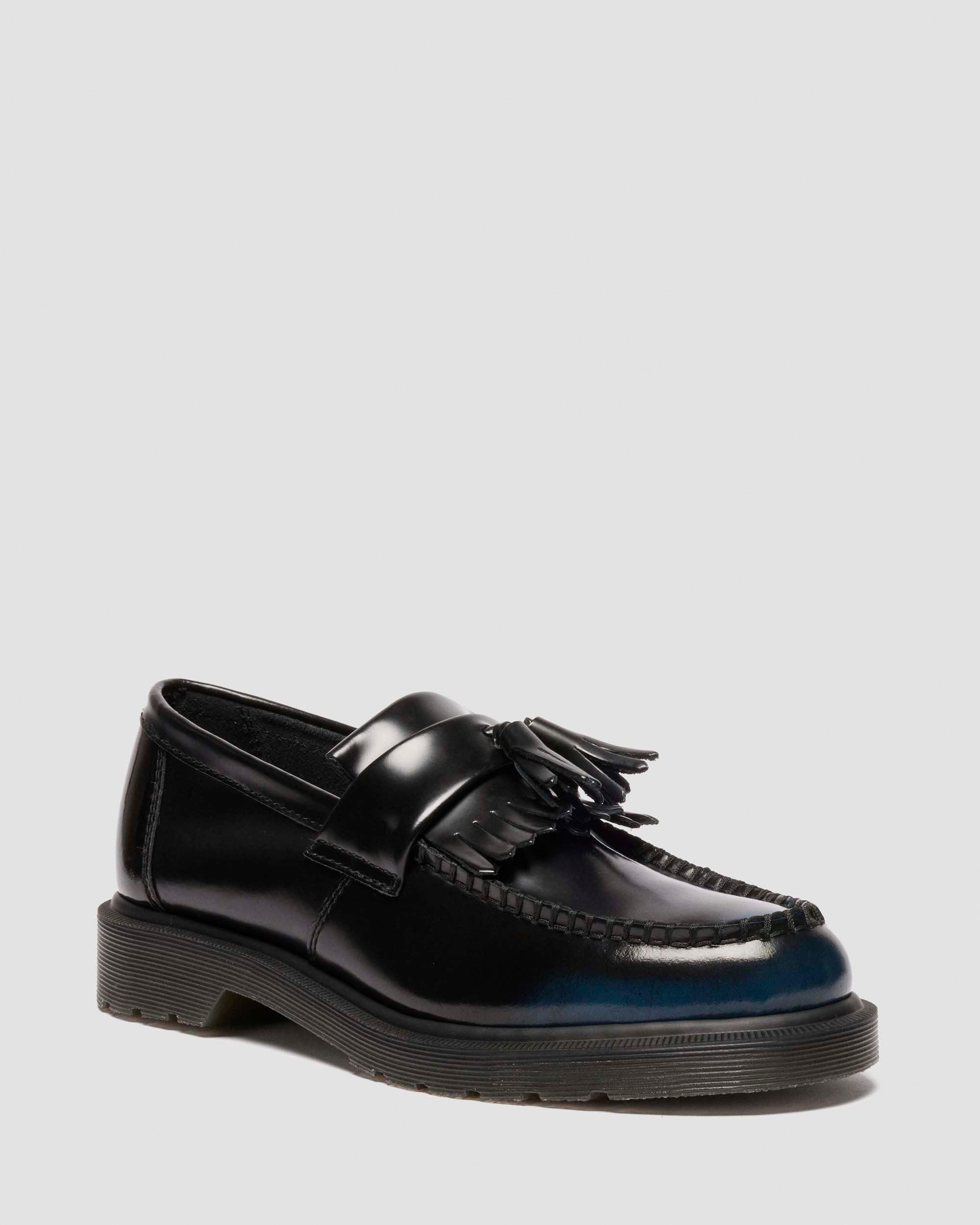 Adrian Arcadia Rub Off Leather Tassel Loafers - 5