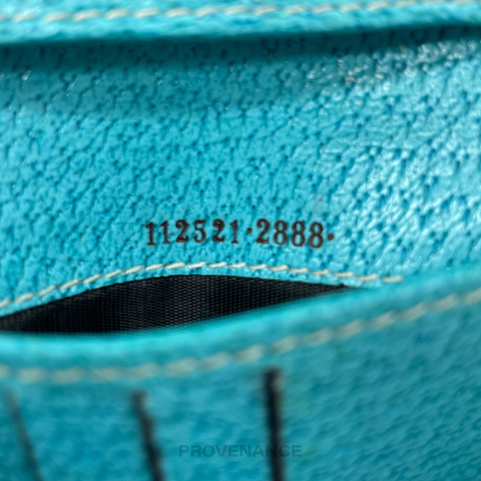 Gucci Bamboo Trifold Wallet - GG Canvas Turquoise - 10