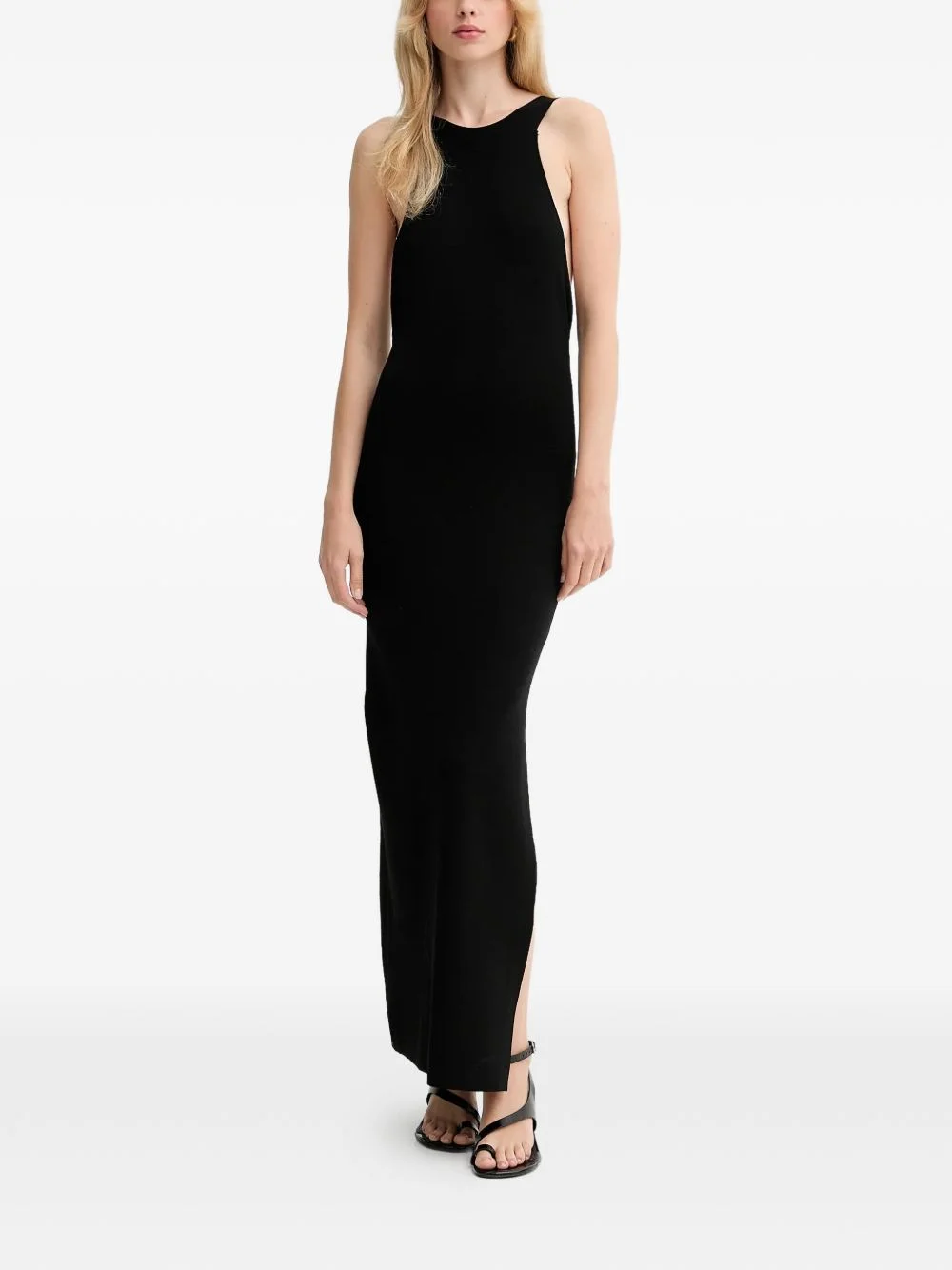 open-back sleeveless maxi dress - 1