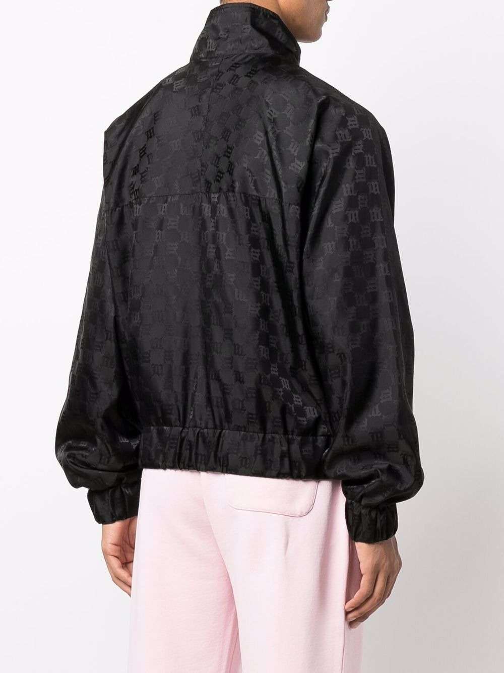 embroidered-logo jacket - 4