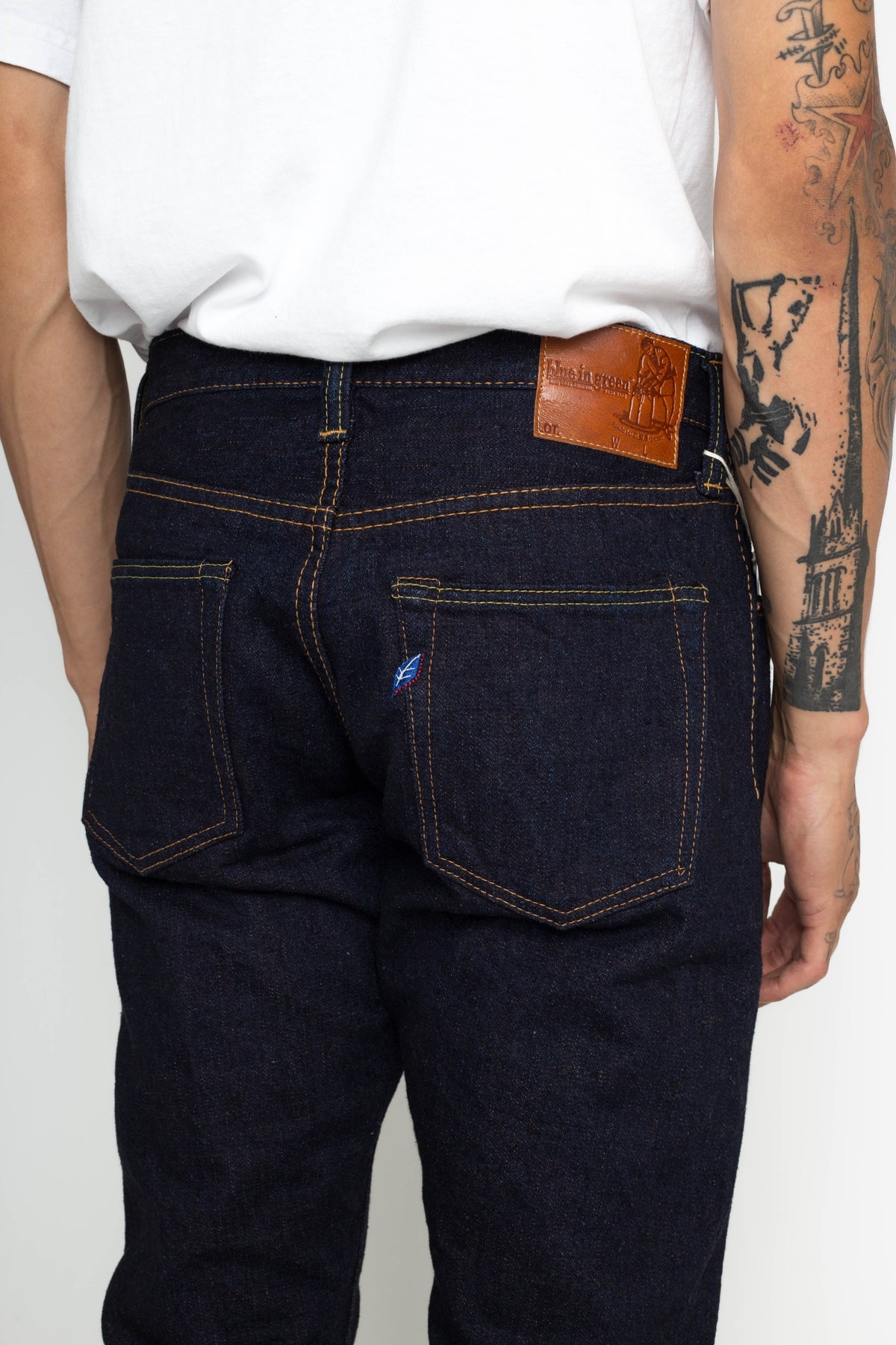 OG-019 14oz Organic Cotton x Recycled Cotton Relaxed Tapered BIG Exclusive Version - 4