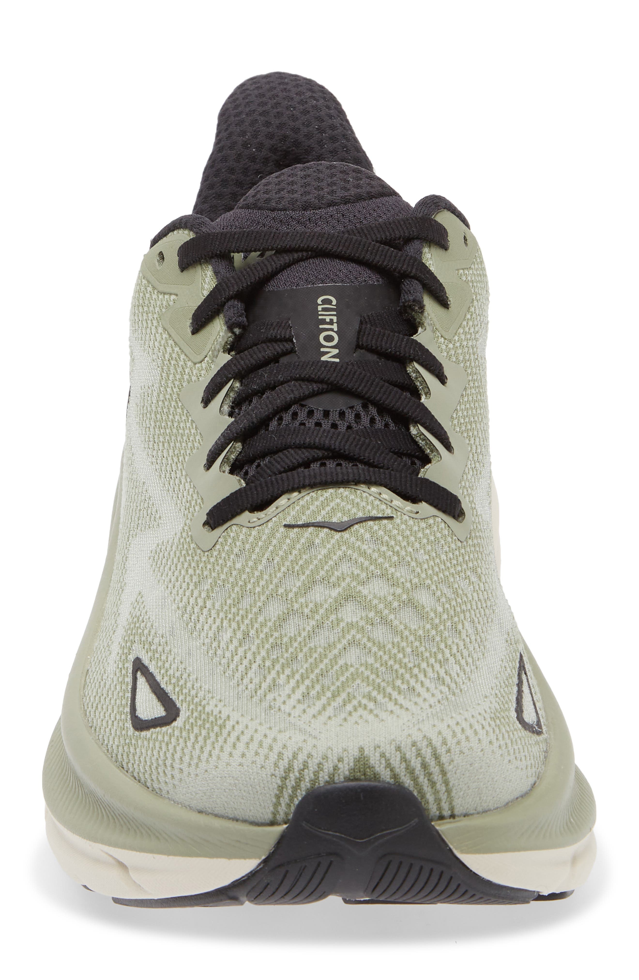 HOKA Clifton 9 Running Shoe in Sea Moss /Forest Lichen at Nordstrom - 4
