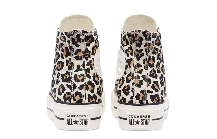 (WMNS) Converse Chuck Taylor All Star Lift High 'Leopard' 570915C - 4