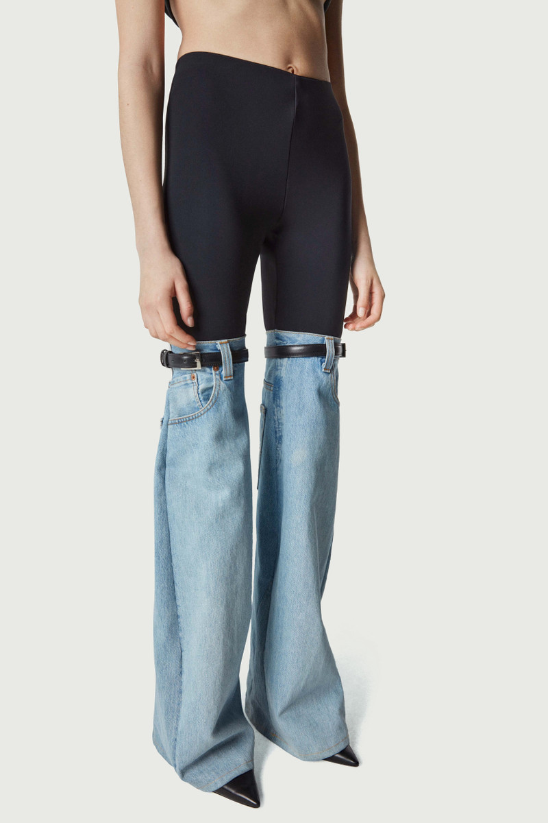 Hybrid Flare Denim Trousers 1