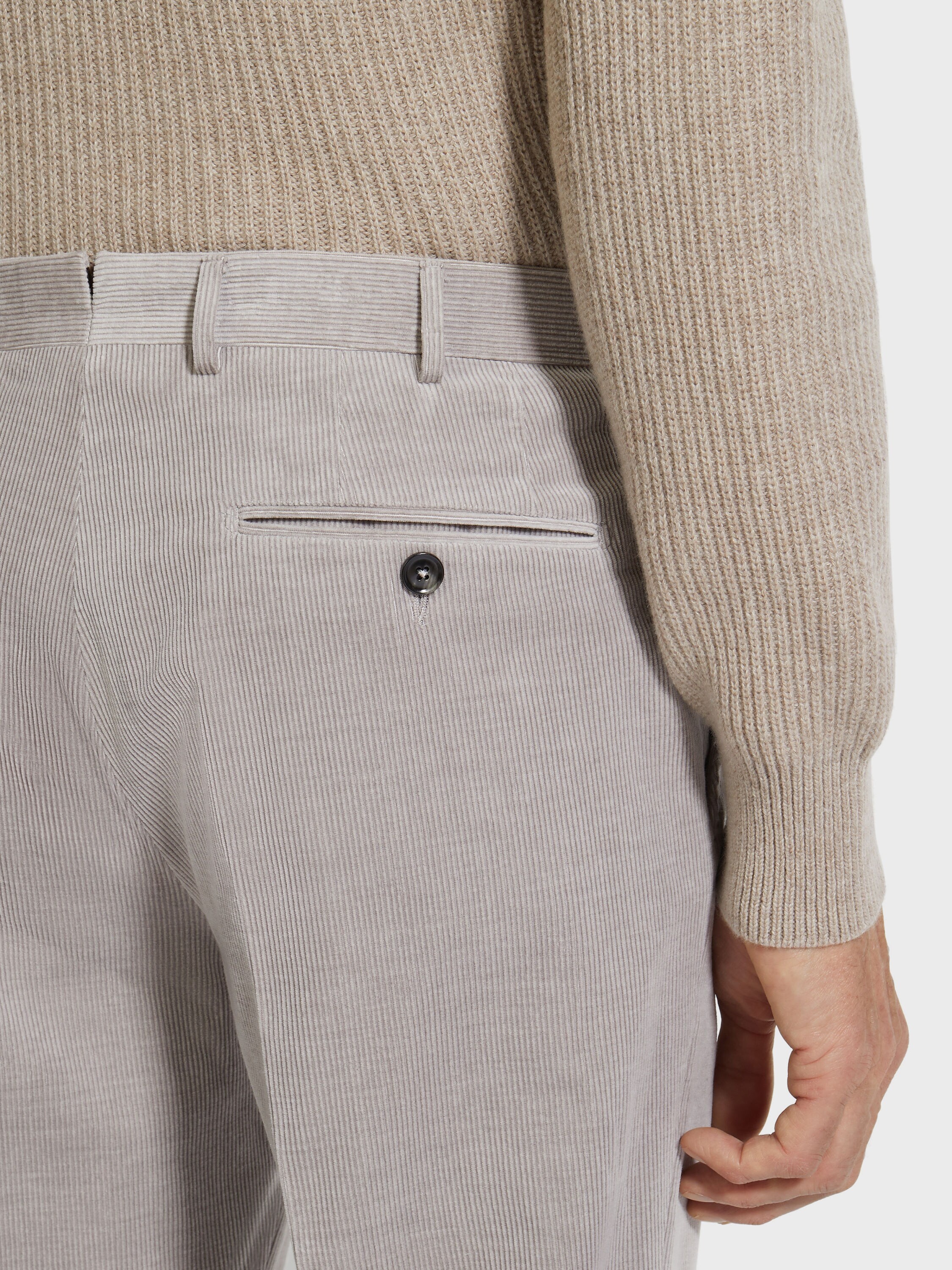 LIGHT TAUPE CASHCO PANTS - 2